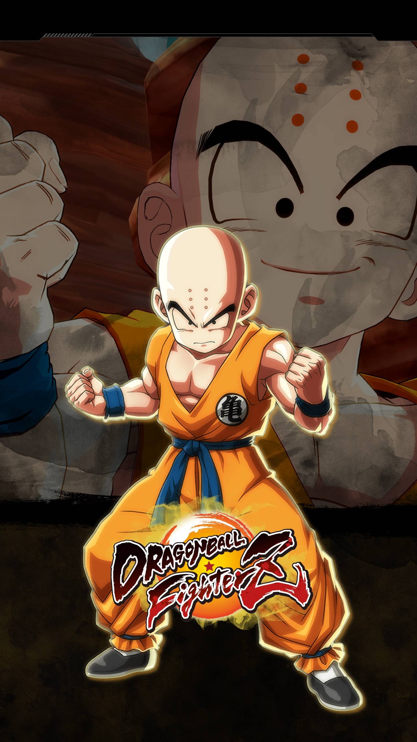 Dragon Ball FighterZ, Krillin, Wallpaper, Anime, Cartoon, 1440x2560 HD Handy