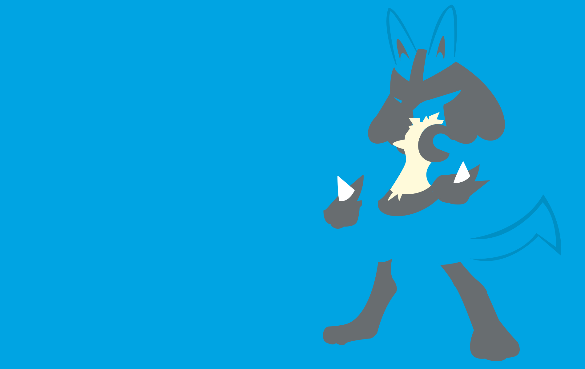 Lucario Anime, 47894 px, Hintergrundbild, HD, Pokémon, 1900x1200 HD Desktop