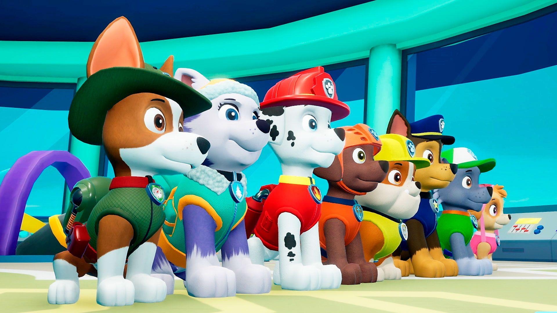 Paw Patrol, Spiel, Abenteuer, Cartoons, Rollen, 1920x1080 Full HD Desktop