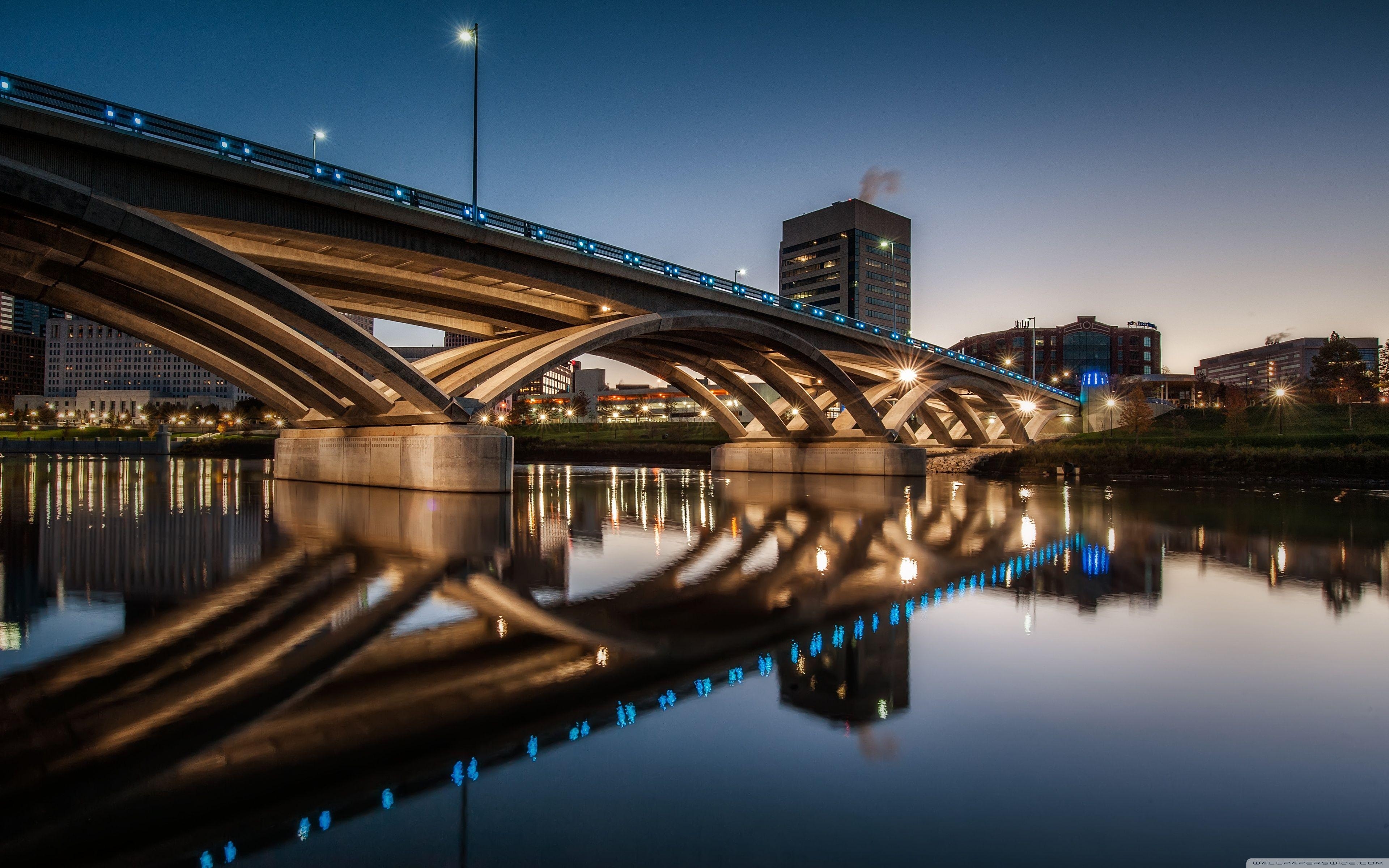 Rich Street Brücke, Columbus, Ultra HD, 3840x2400 4K Desktop