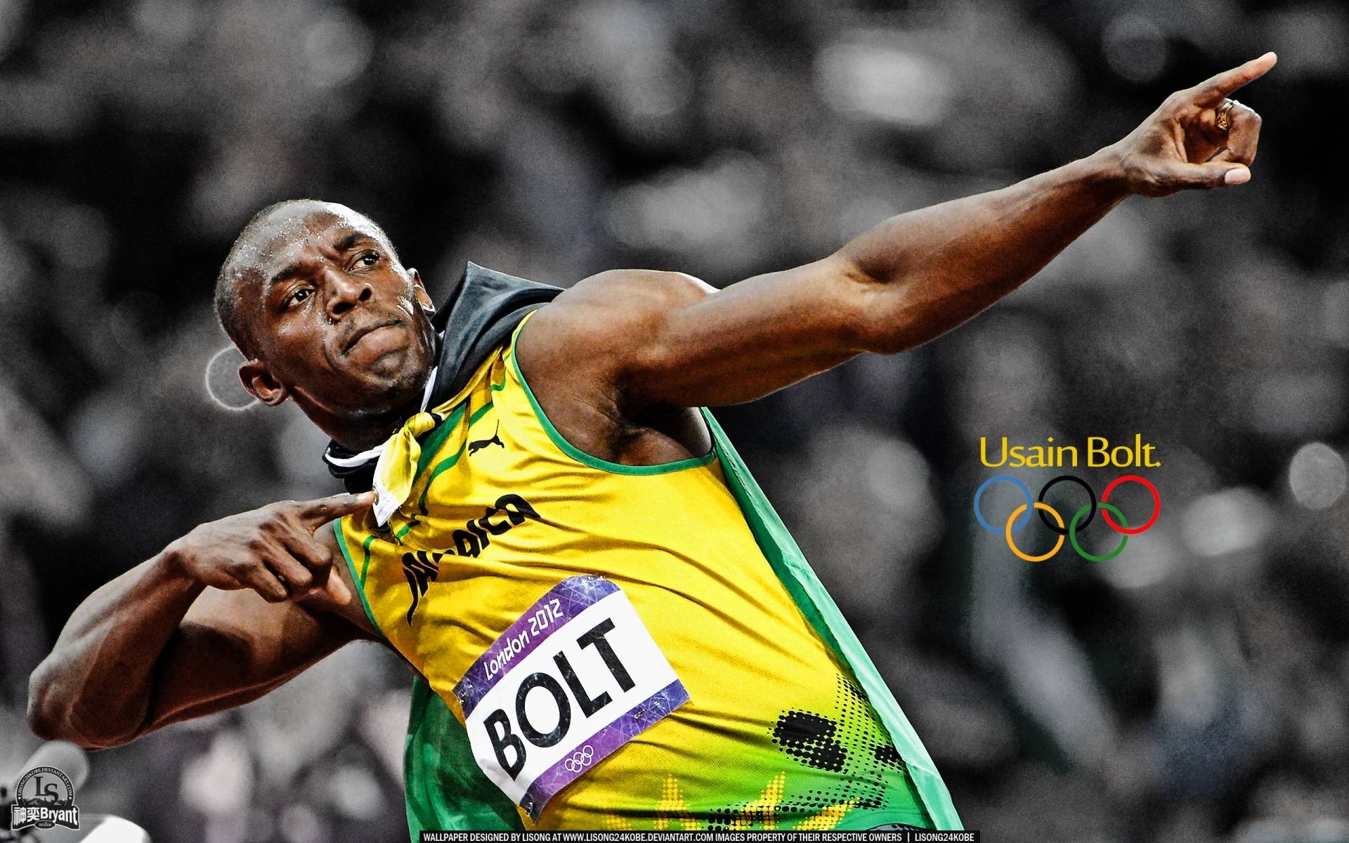 Usain Bolt, Sprinten, Dynamik, Auszeichnung, Sportsgeist, 1920x1200 HD Desktop