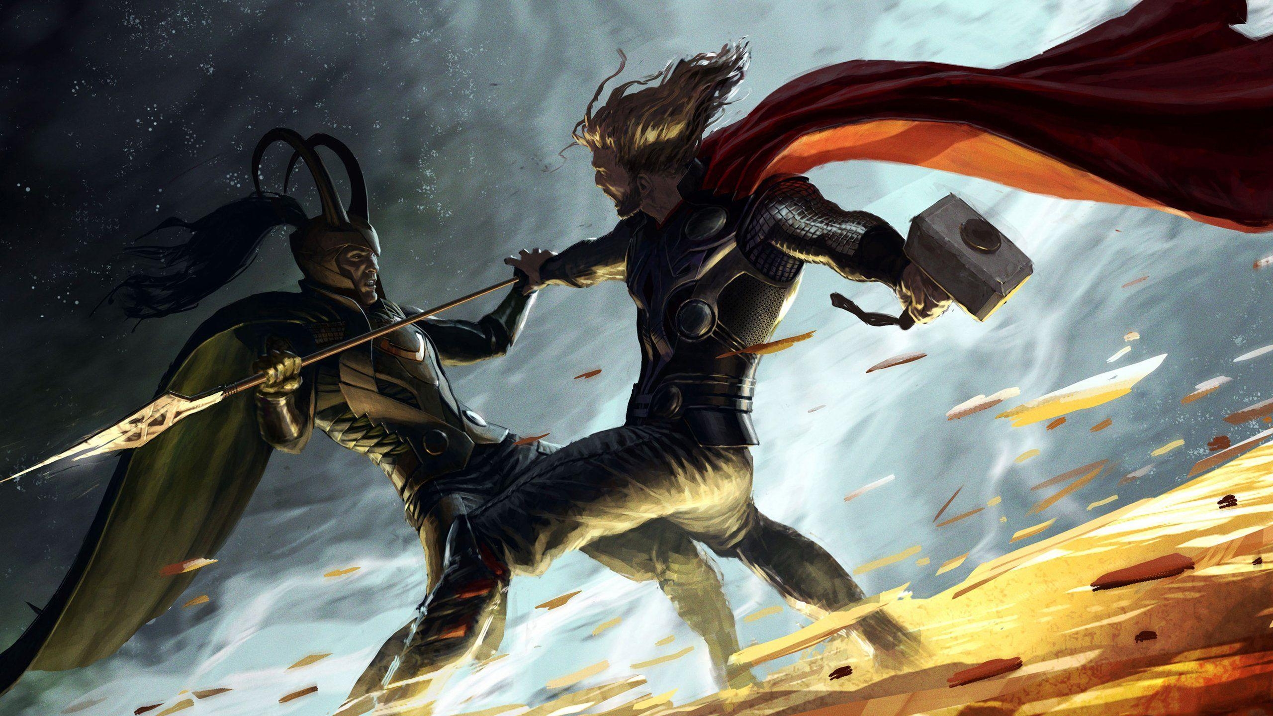 HD, Loki, Beste Bilder, Kollektion, Comics, 2560x1440 HD Desktop