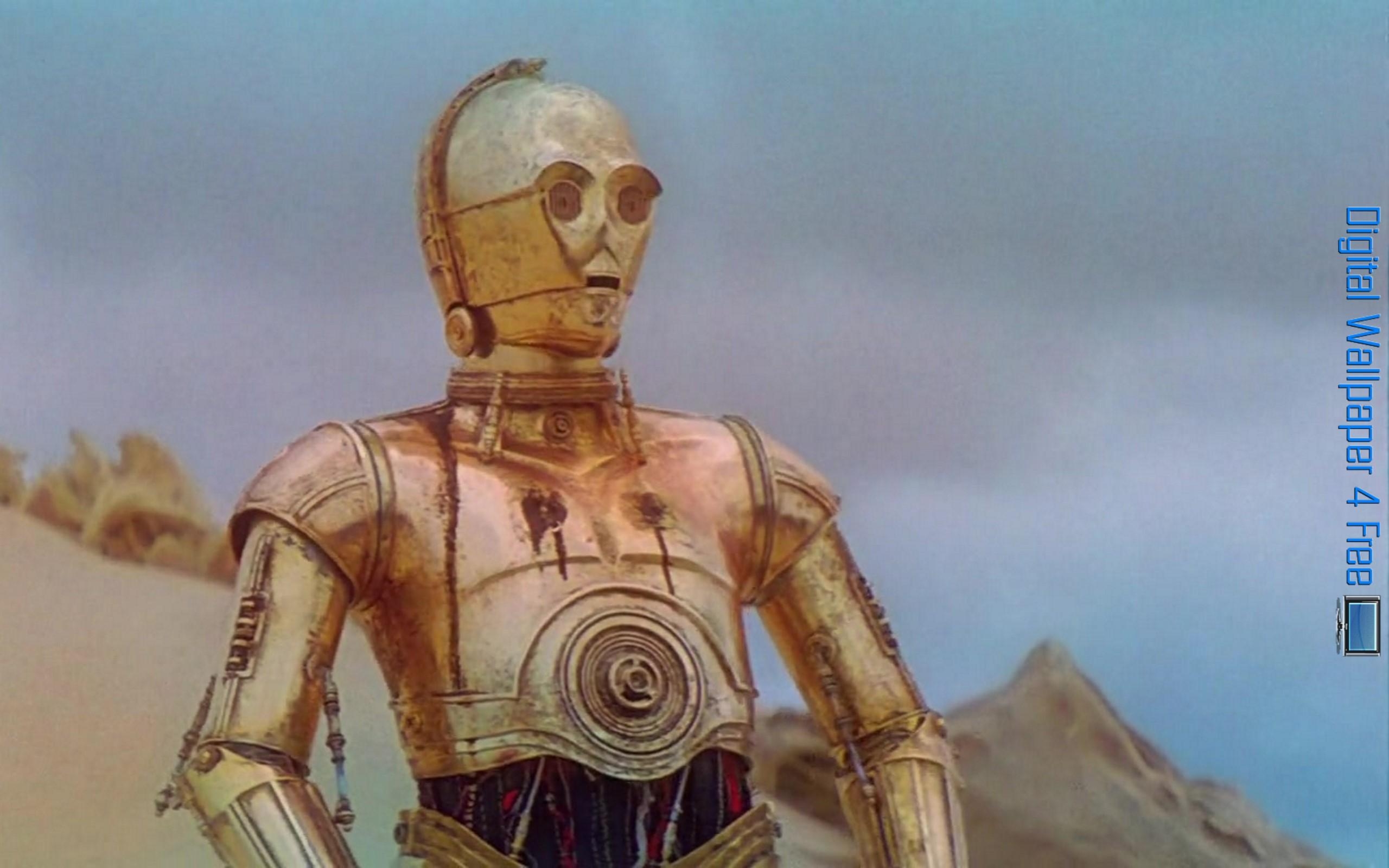 C-3PO, Episode IV, Star Wars, Hintergrund, kostenlos, 2560x1600 HD Desktop