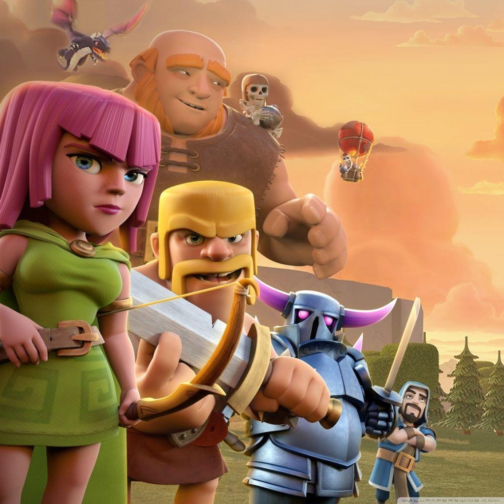 Clash of Clans, 4K, HD, Desktop, TV, 1030x1030 HD Handy