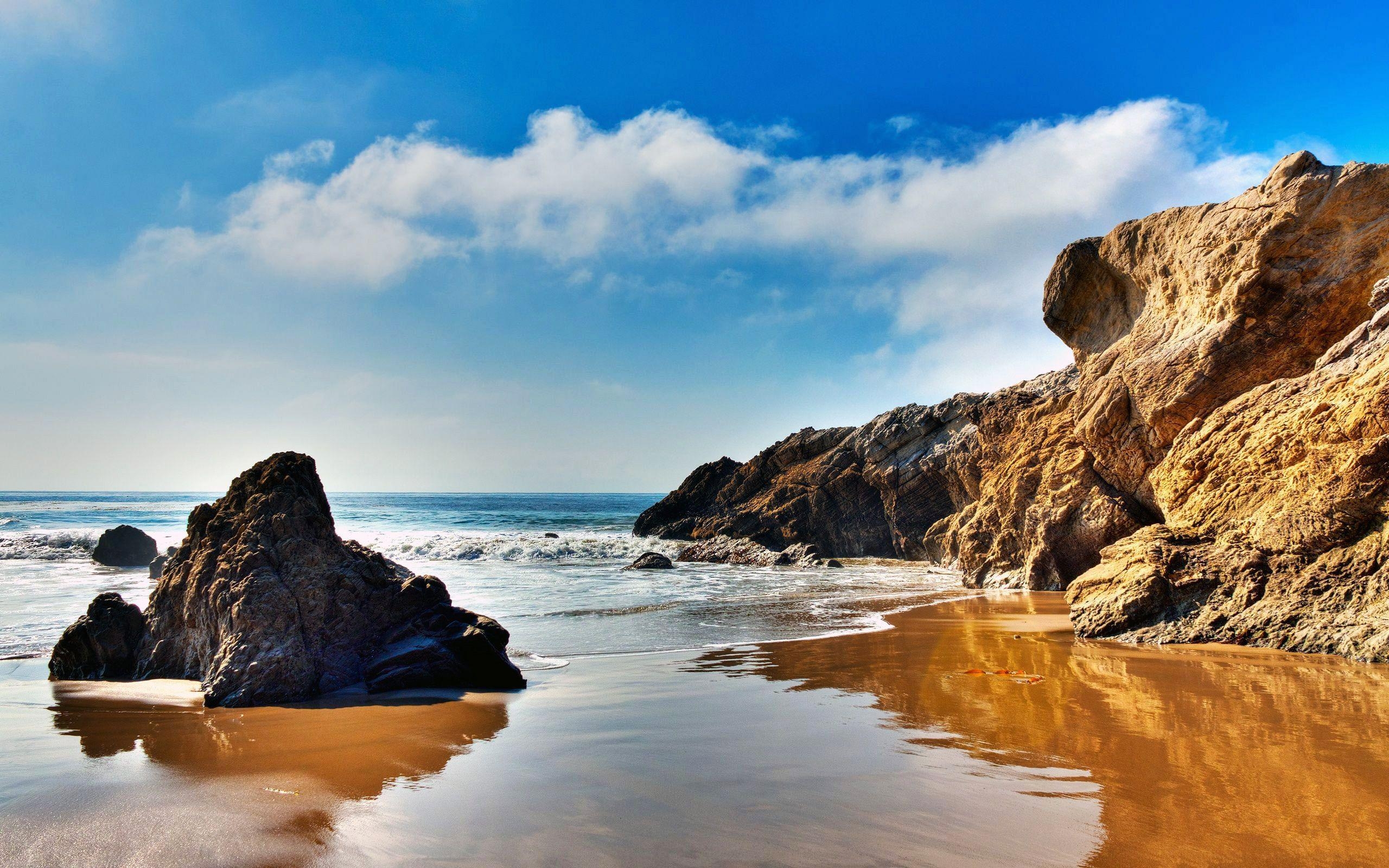 Malibu Strand, Kalifornien, Meer, Landschaft, Foto, 2560x1600 HD Desktop