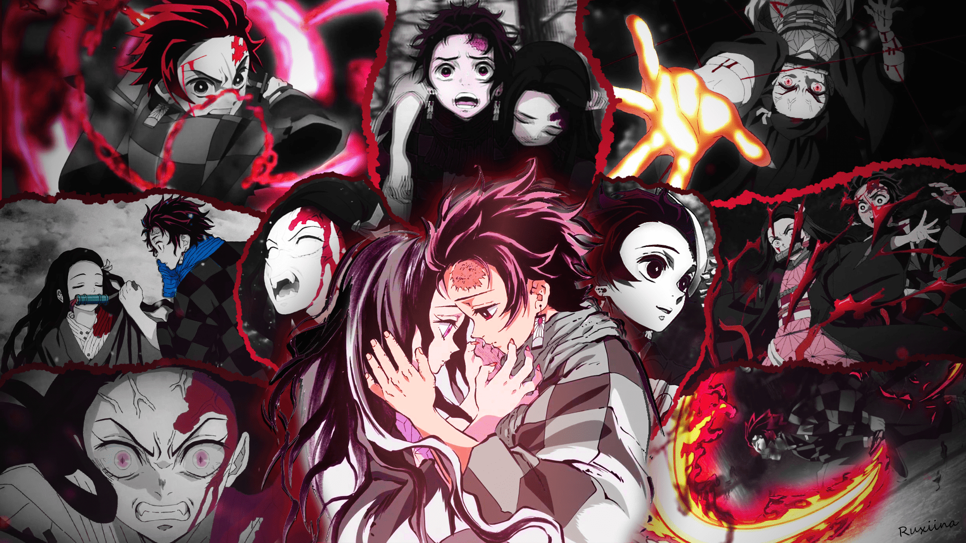 Dämonentöter, Kimetsu No Yaiba, HD, Hintergrund, 1920x1080 Full HD Desktop