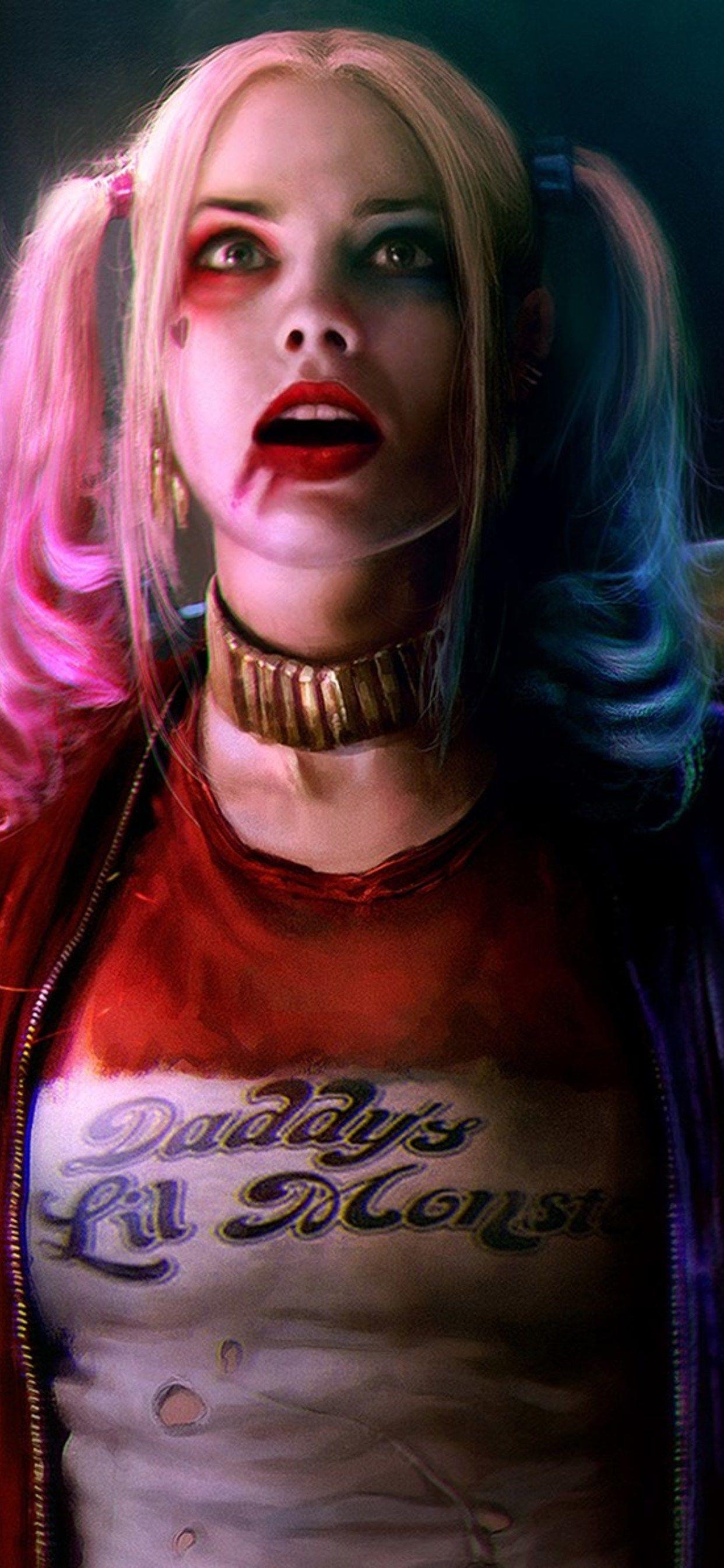 Margot Robbie, Harley Quinn, iPhone, HD, Filme, 1250x2690 HD Handy