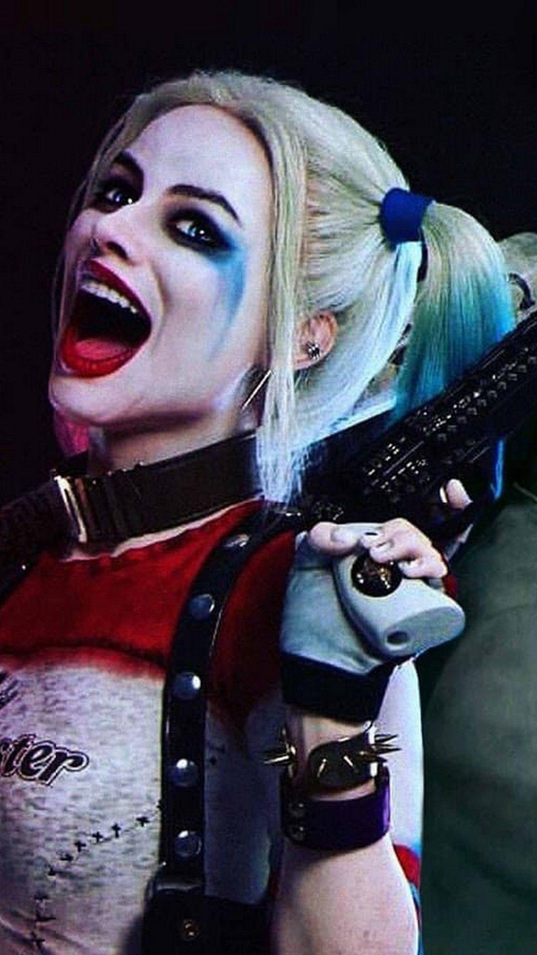 Harley Quinn, iPhone 6, Bild, DC, Margot Robbie, 1080x1920 Full HD Handy