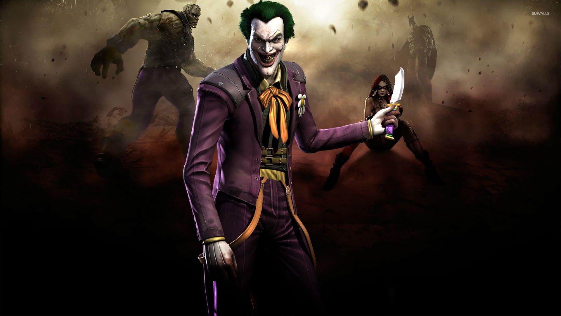 Joker, Götter unter uns, Injustice, Chaos, Hintergrund, 1920x1080 Full HD Desktop