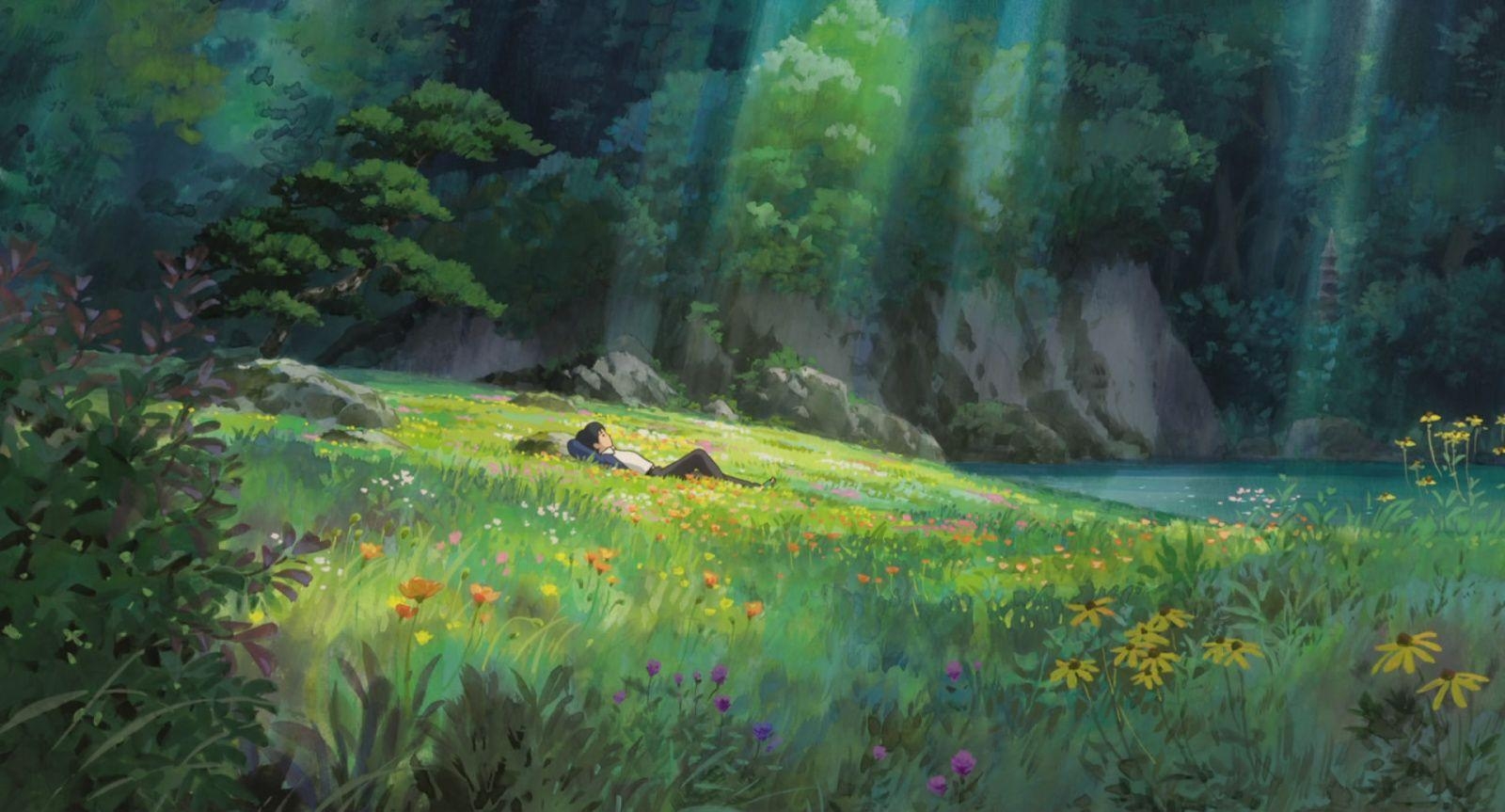 Arrietty, Anime, geheime Welt, Ghibli, Hintergrund, 1600x870 HD Desktop