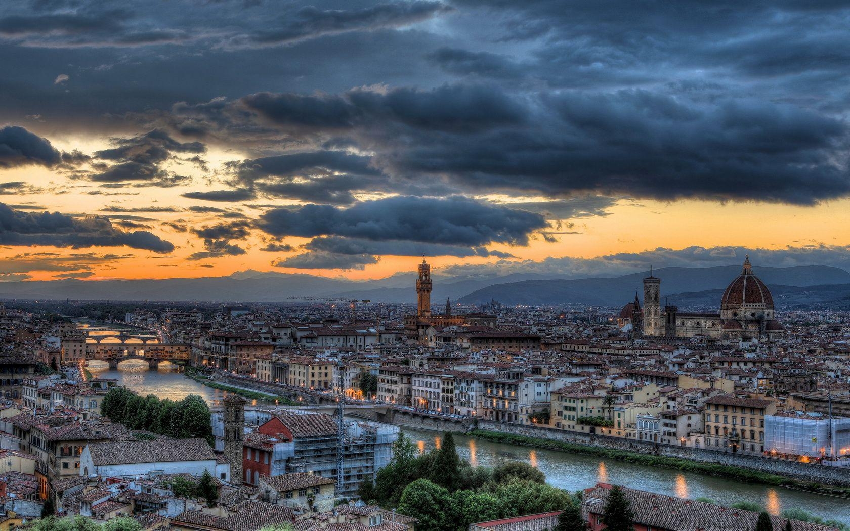 Florenz, Zeichnung, Kunst, Architektur, Kultur, 1680x1050 HD Desktop