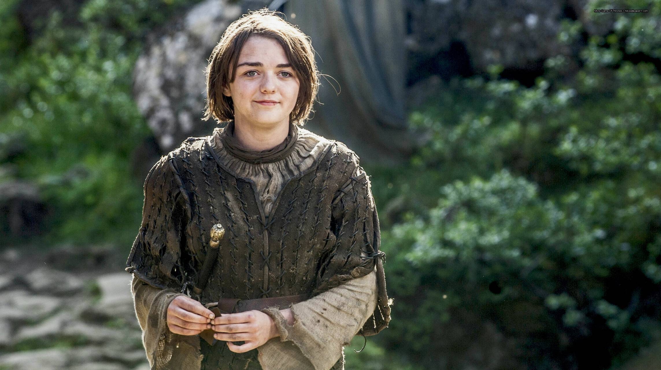 Arya Stark, Fantasy-Serie, Stark Familie, Winterfell, HBO, 2290x1280 HD Desktop