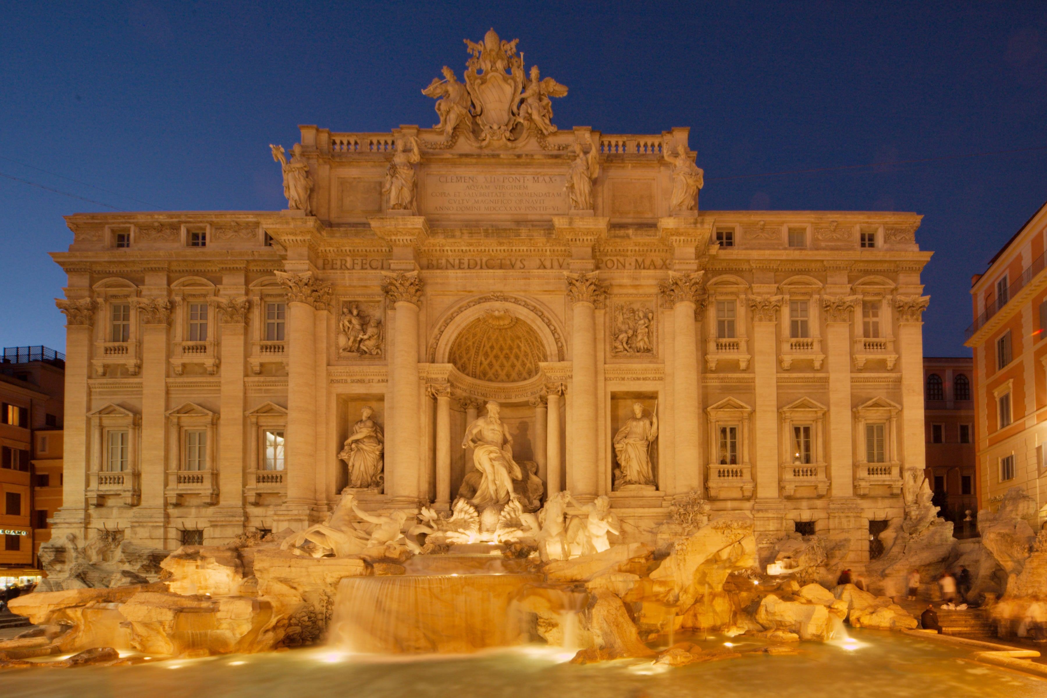 Trevi-Brunnen, Rom, Wasser, Architektur, Italien, 3600x2400 4K Desktop