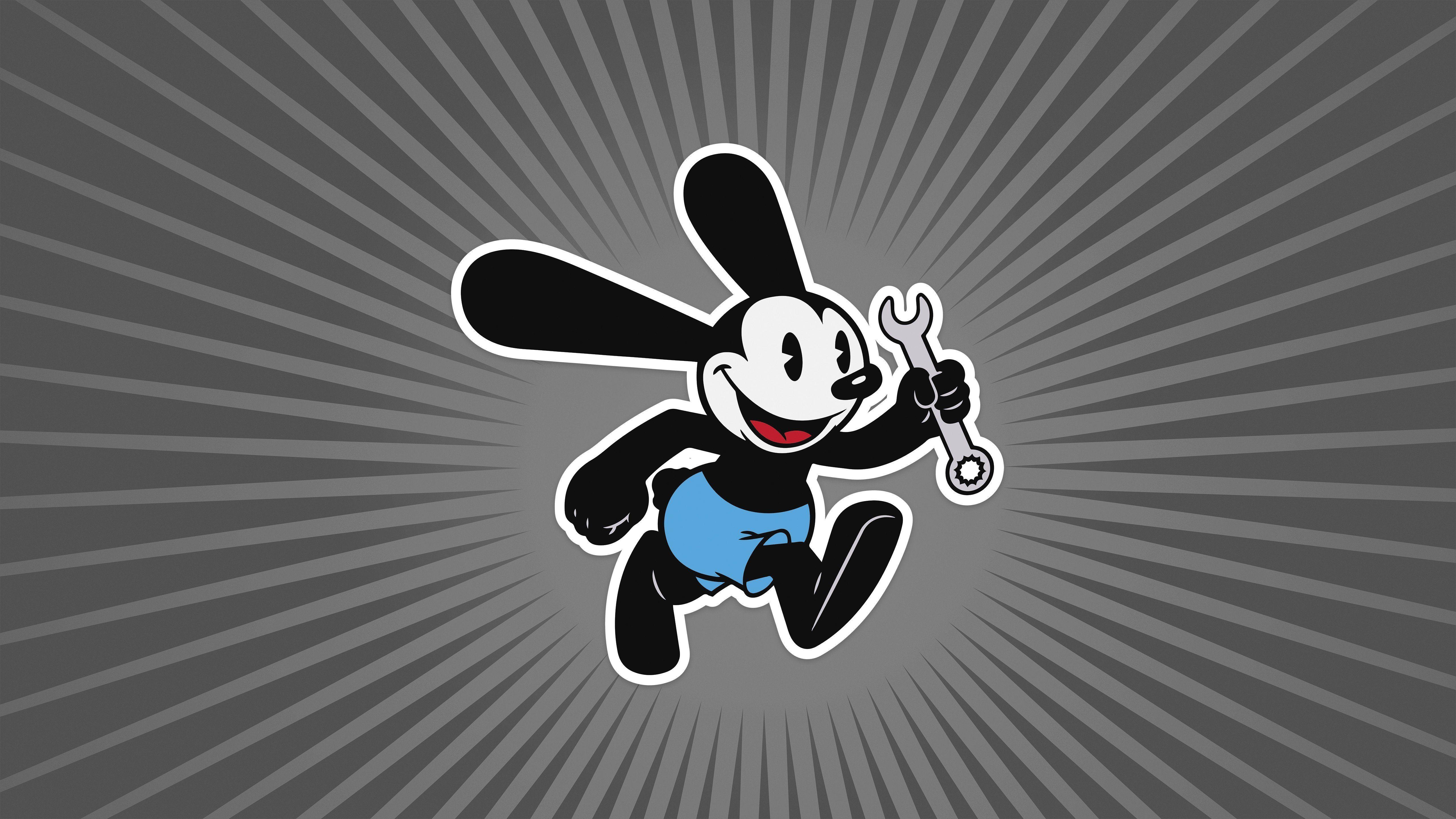 Oswald der lustige Hase, Walt Disney, Cartoon, HD, Hintergrund, 5120x2880 4K Desktop