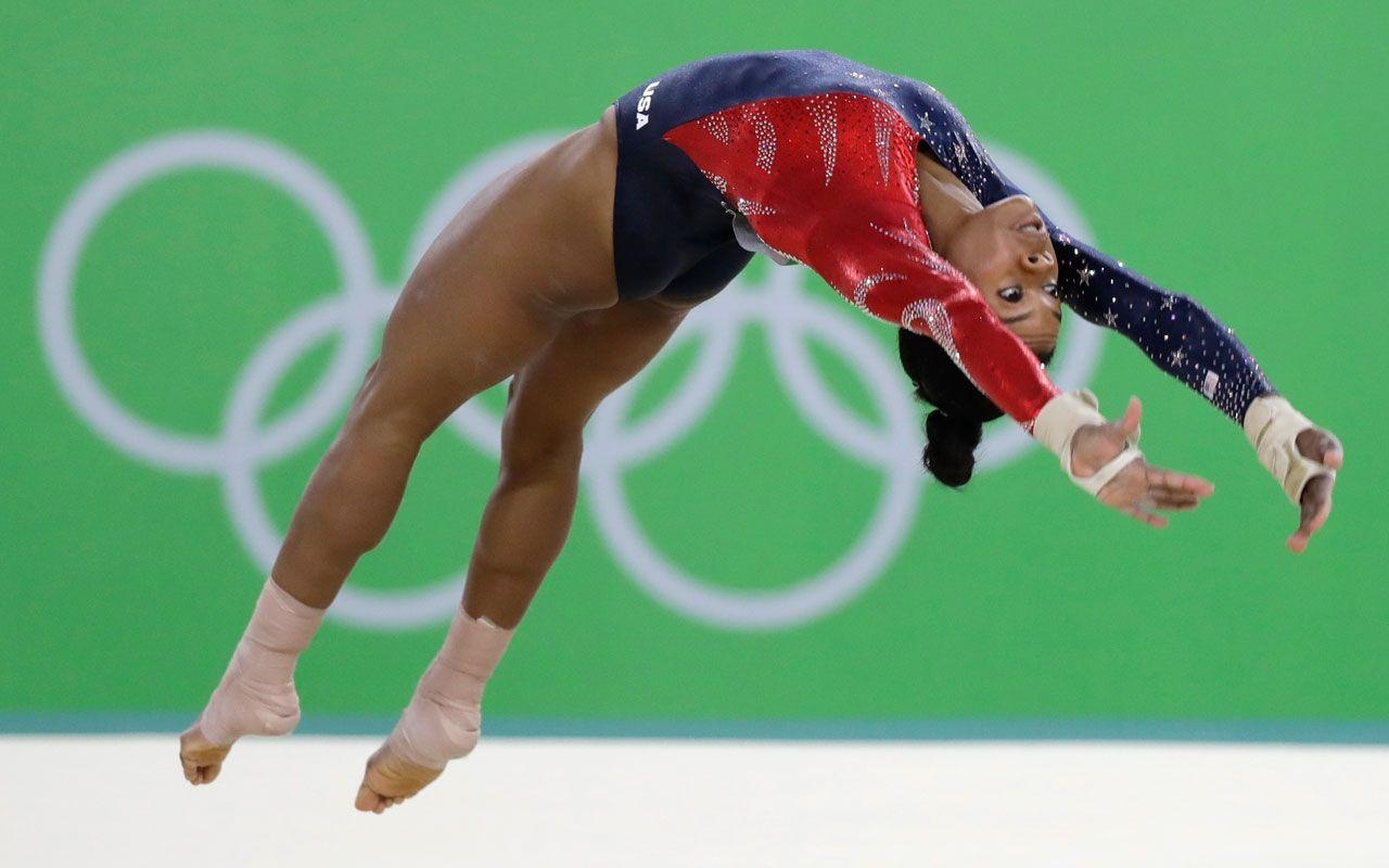 Simone Biles, olympischer Glanz, Beginn, Turnerin, Sport, 1280x800 HD Desktop