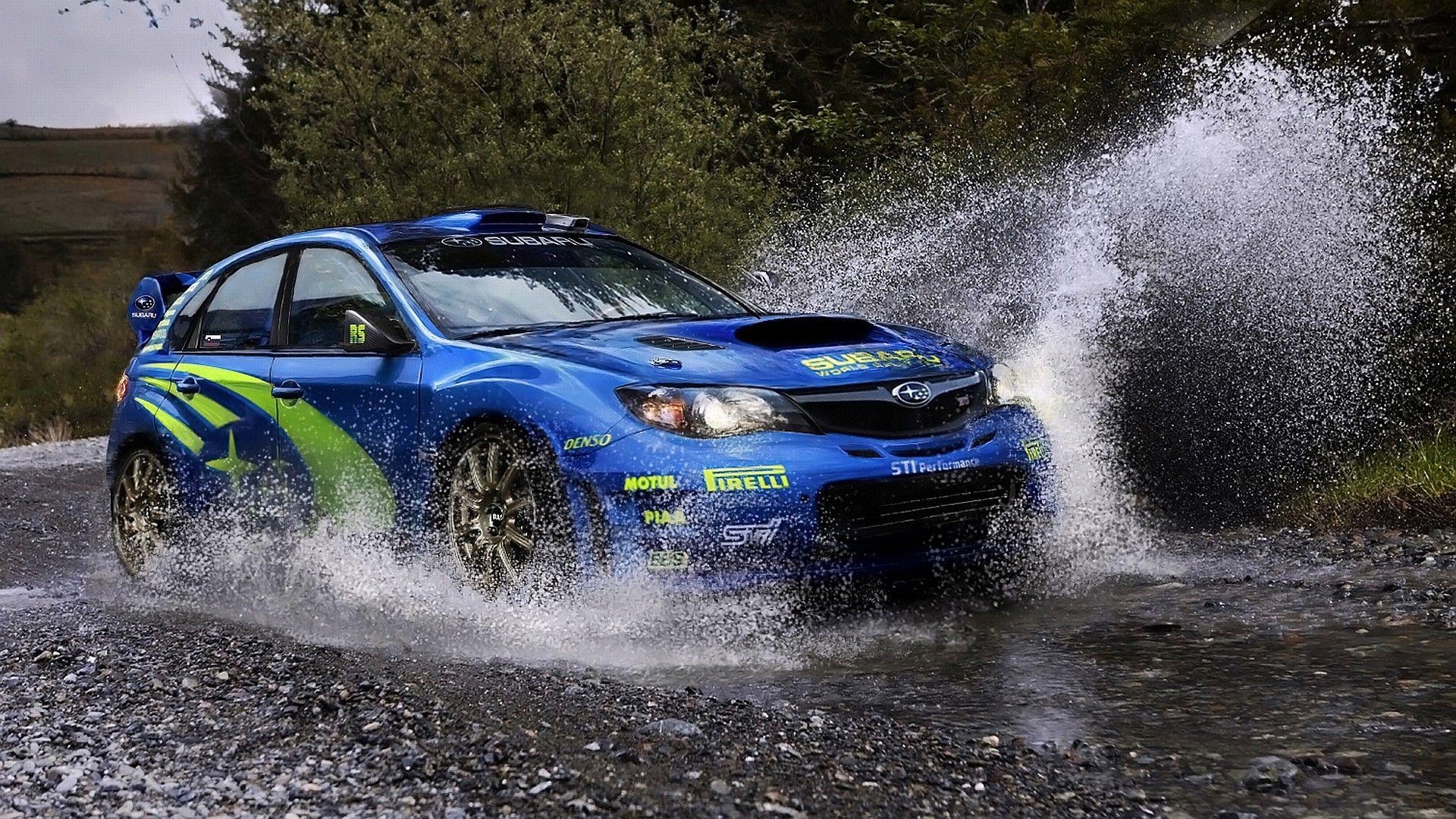 Subaru, HD, Auto, Japan, Rallyesport, 1920x1080 Full HD Desktop