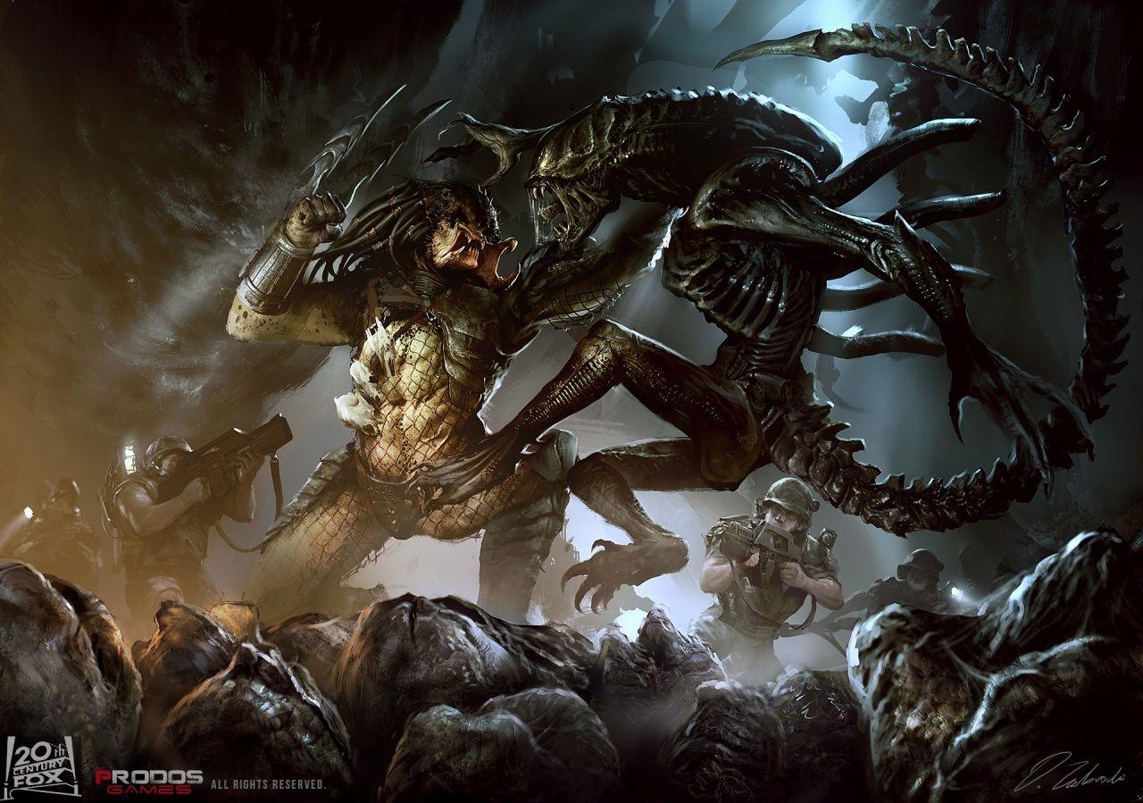 Alien vs Predator, Galerie, Science-Fiction, Spannung, Action, 1280x900 HD Desktop