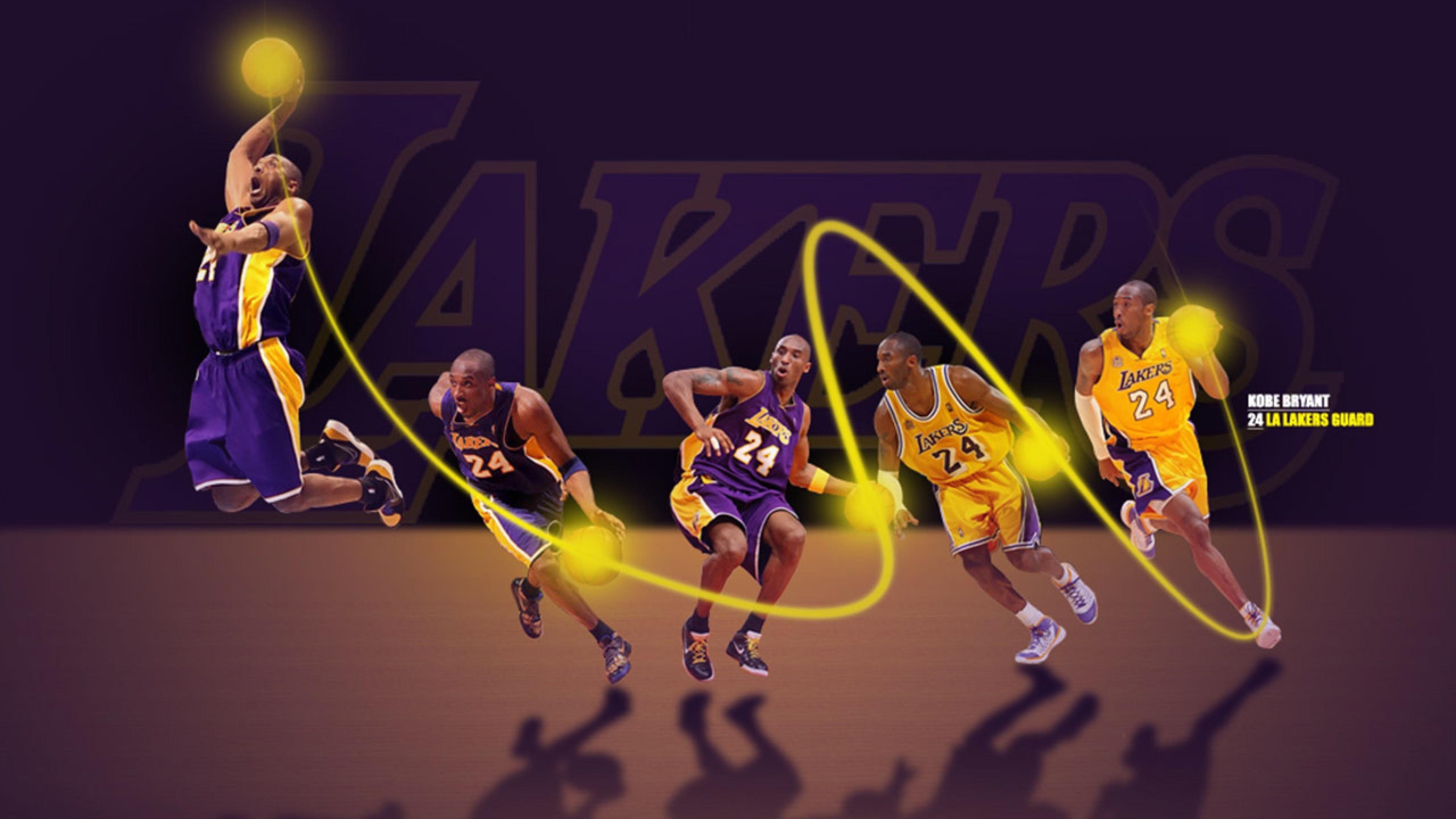 Lakers, 18 x 2160, Hintergrund, Los Angeles, Basketball, 3840x2160 4K Desktop