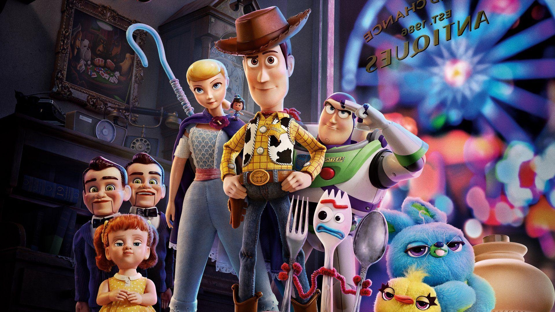 Toy Story 4, HD Bild, Cartoon, Hintergrund, 1920x1080 Full HD Desktop