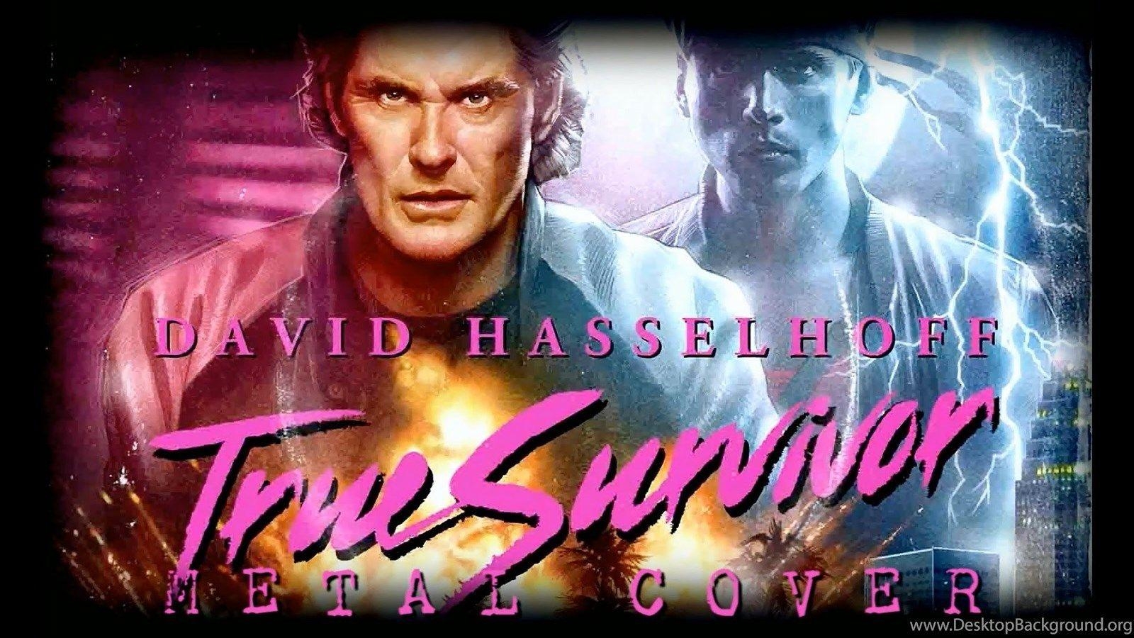 David Hasselhoff, True Survivor, Metal, Kung Fury, Cover, 1600x900 HD Desktop