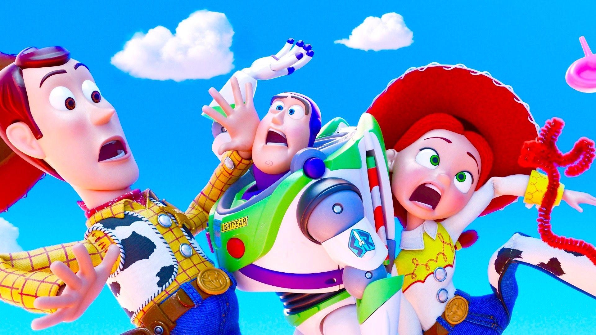 Toy Story 4, Woody, Jessie, Buzz Lightyear, HD Bild, 1920x1080 Full HD Desktop