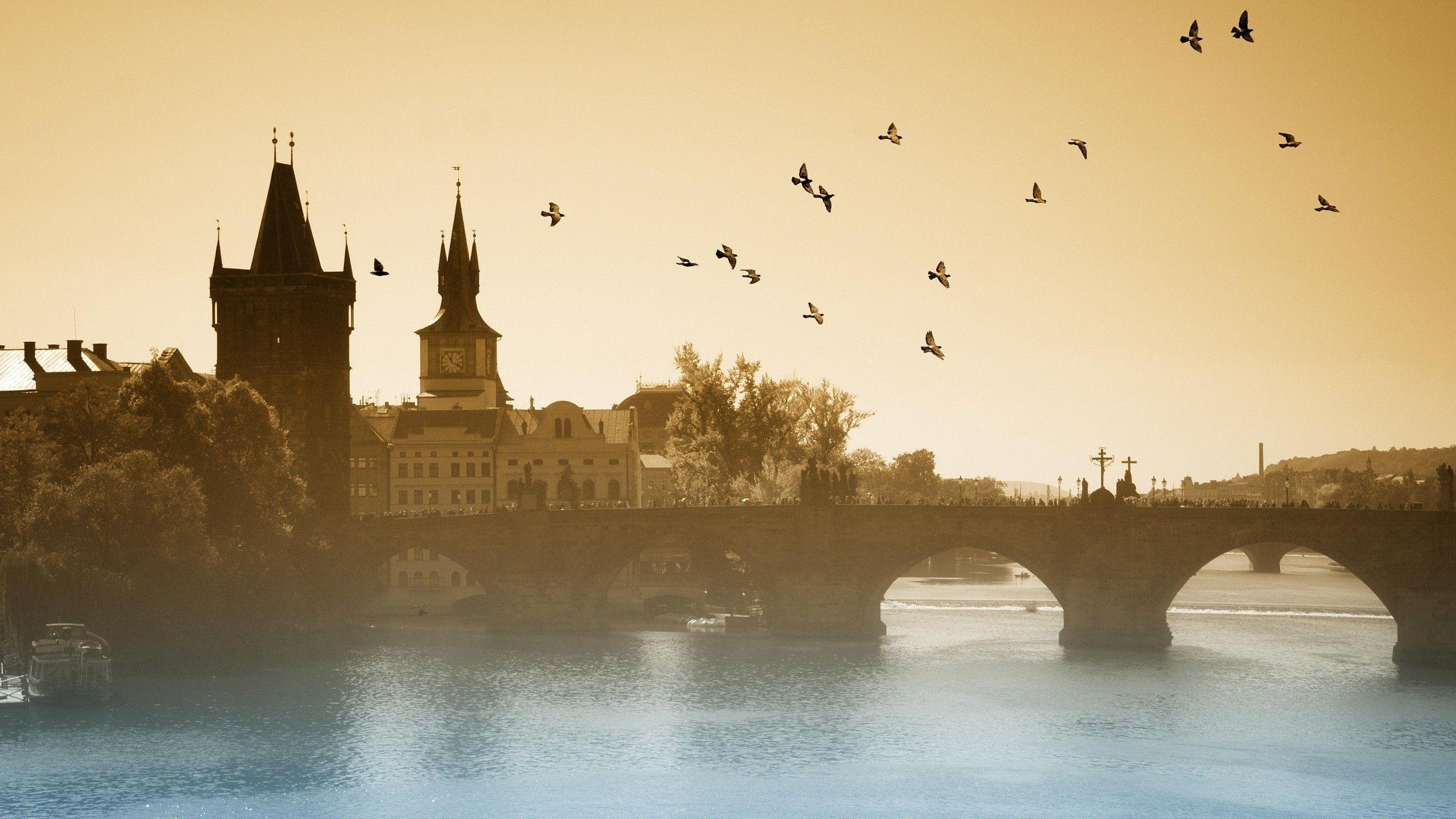 Prag, Karlsbrücke, Wallpaper, Sammlungen, Reisen, 2560x1440 HD Desktop