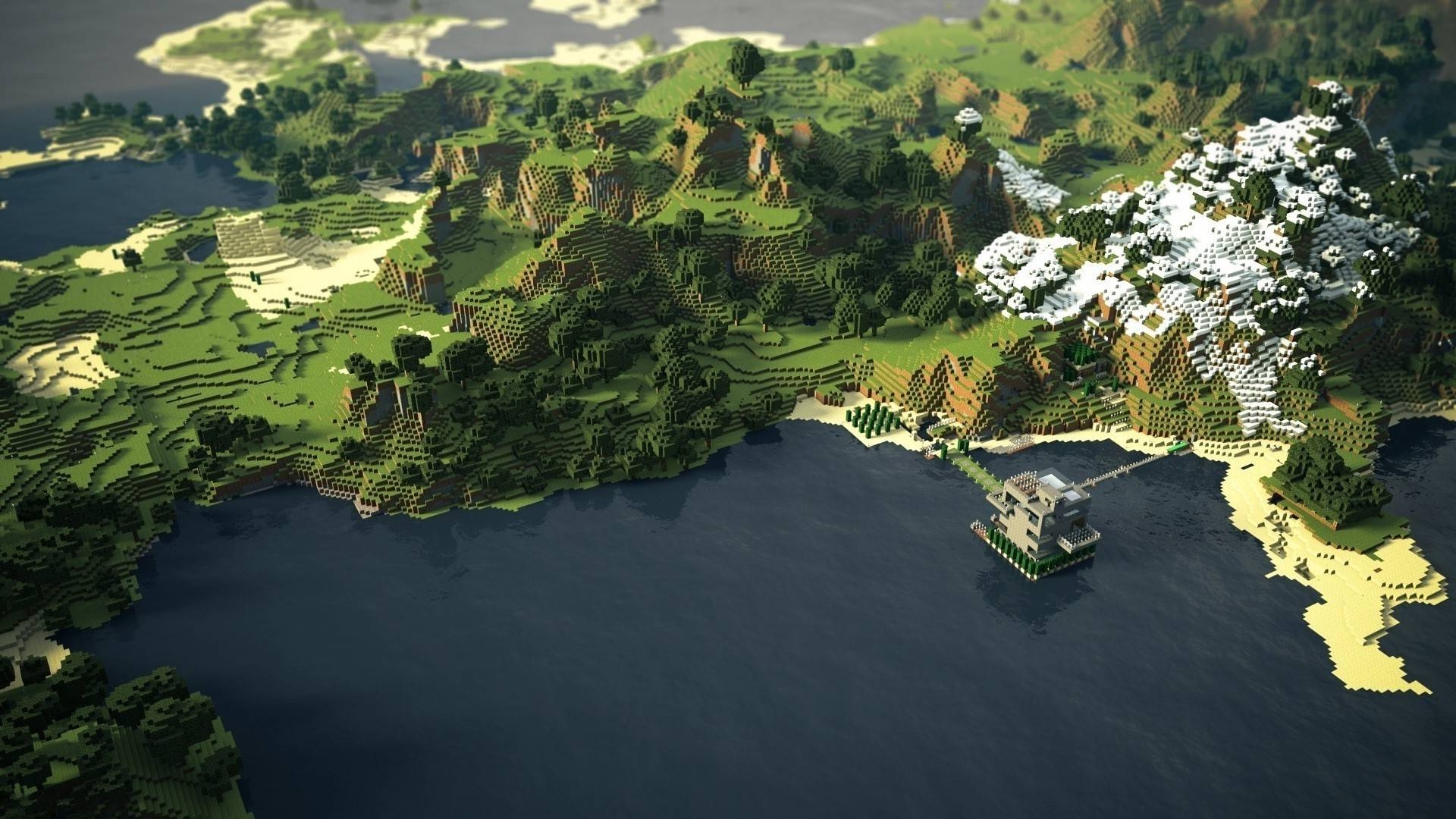 Minecraft, Hintergrund, Mobil, Desktop, Vielfalt, 1920x1080 Full HD Desktop