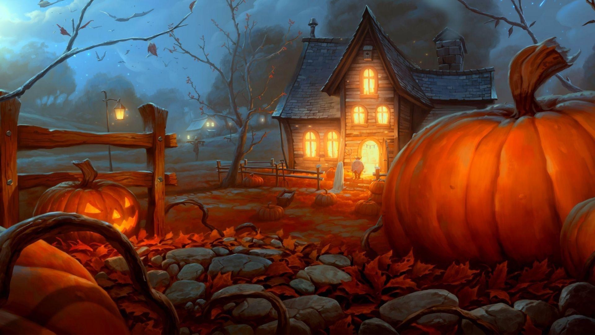 Halloween, HD, Gruselig, Looney Tunes, Urlaub, 1920x1080 Full HD Desktop