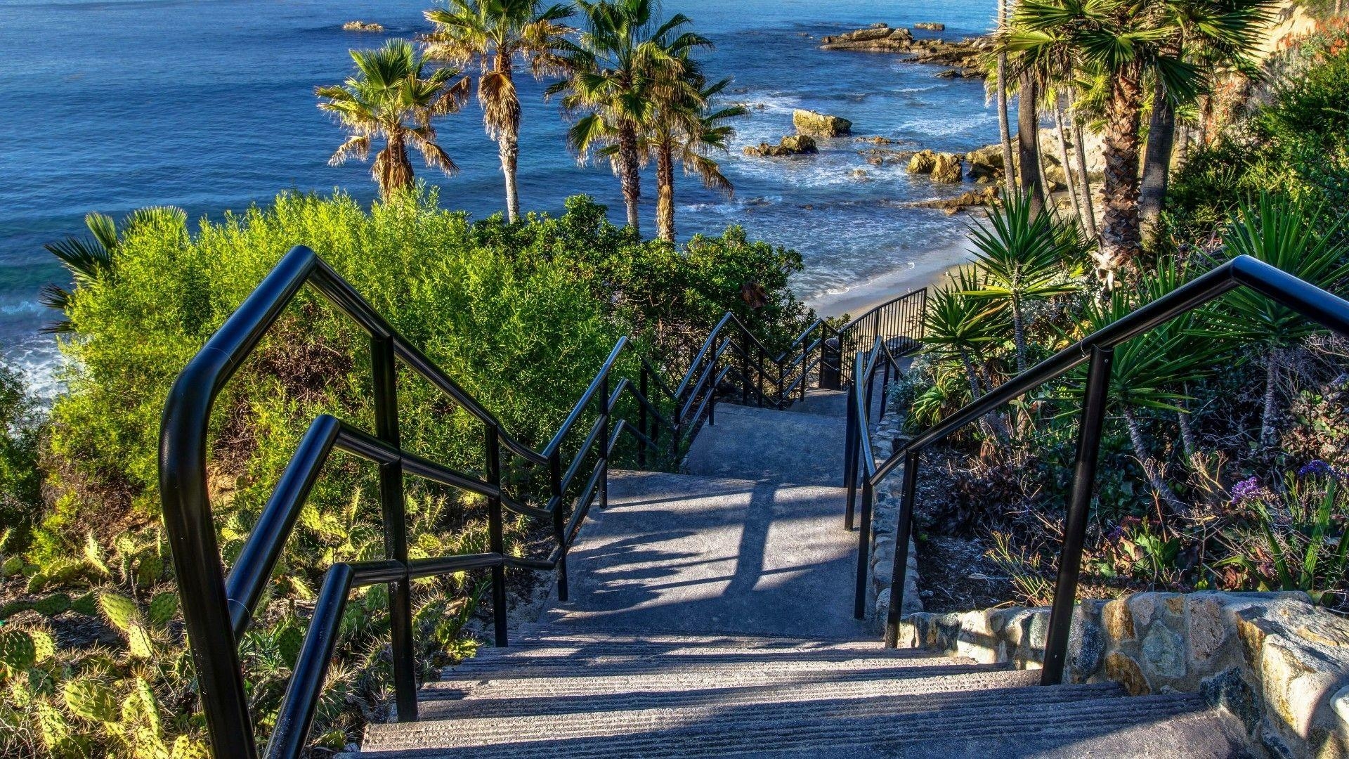 Laguna Beach, Sandstrände, Küste, Urlaub, Kalifornien, 1920x1080 Full HD Desktop