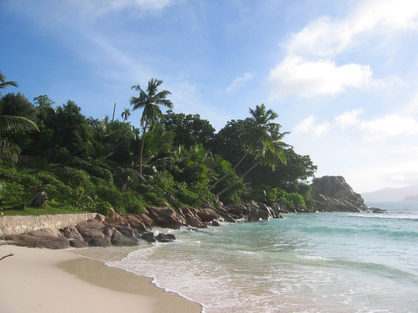 Seychellen Strand, La Digue, Wallpaper, Natur, Landschaft, 1600x1200 HD Desktop