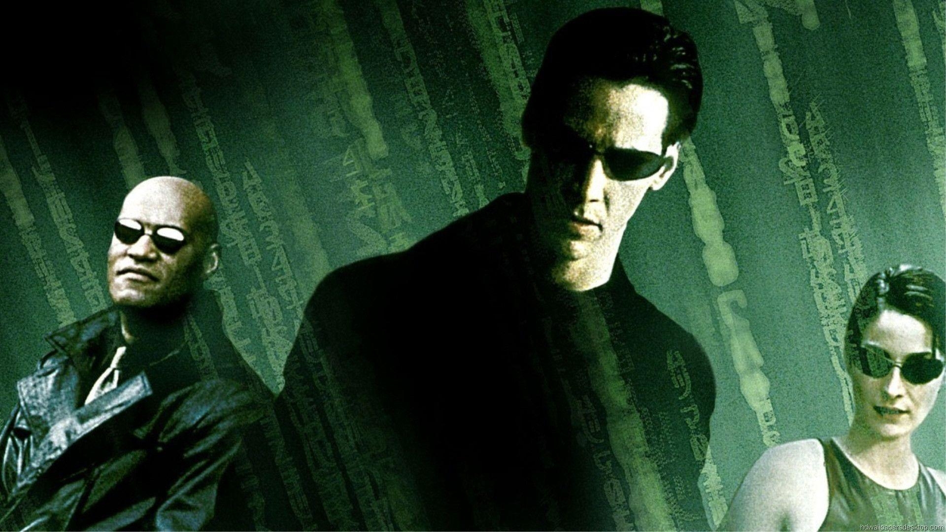 Matrix Film, Sci-Fi Klassiker, Keanu Reeves, 1999, Action, 1920x1080 Full HD Desktop