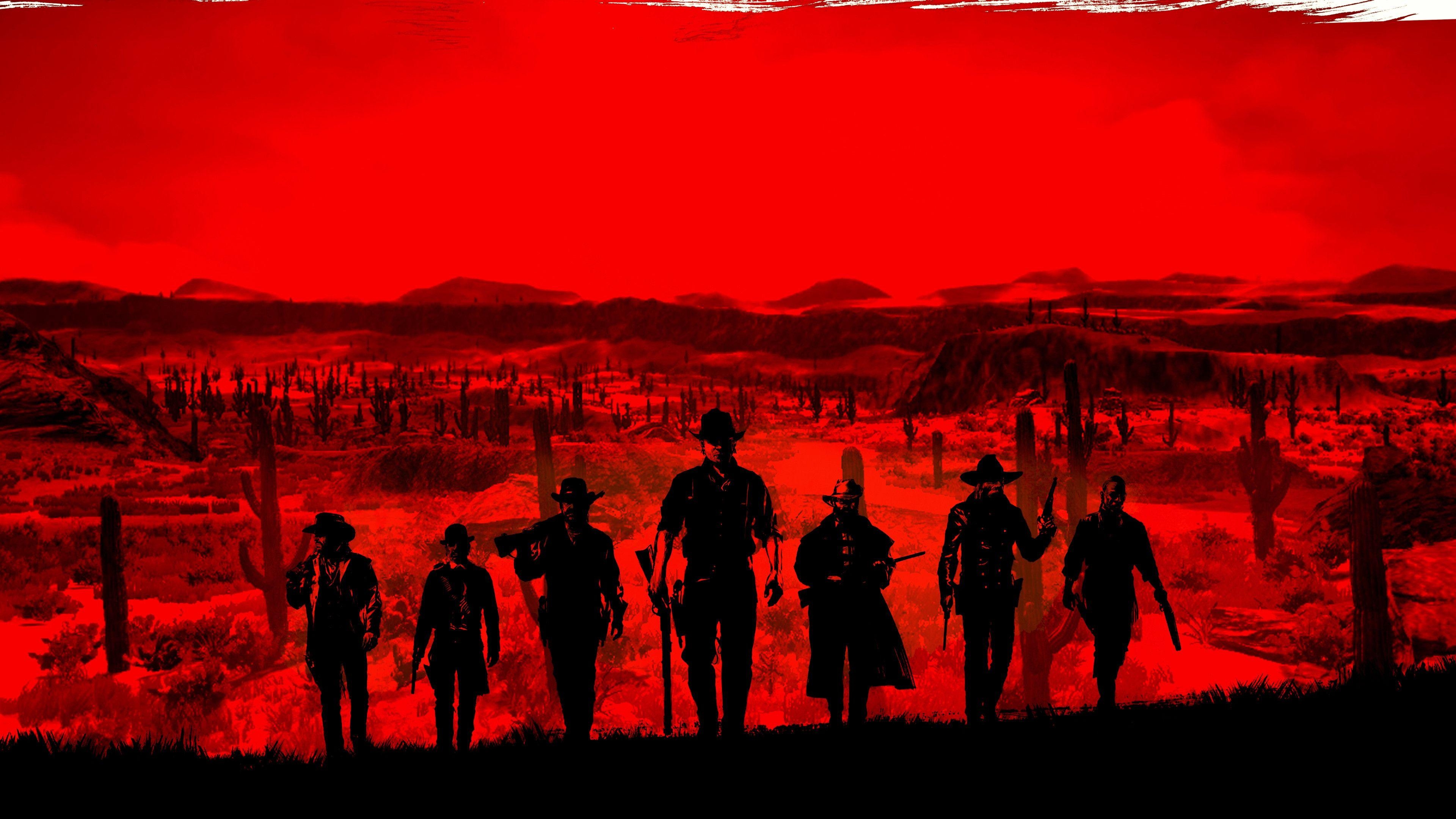 Red Dead Redemption 2, 4K, Spiele, Hintergrund, Westen, 3840x2160 4K Desktop