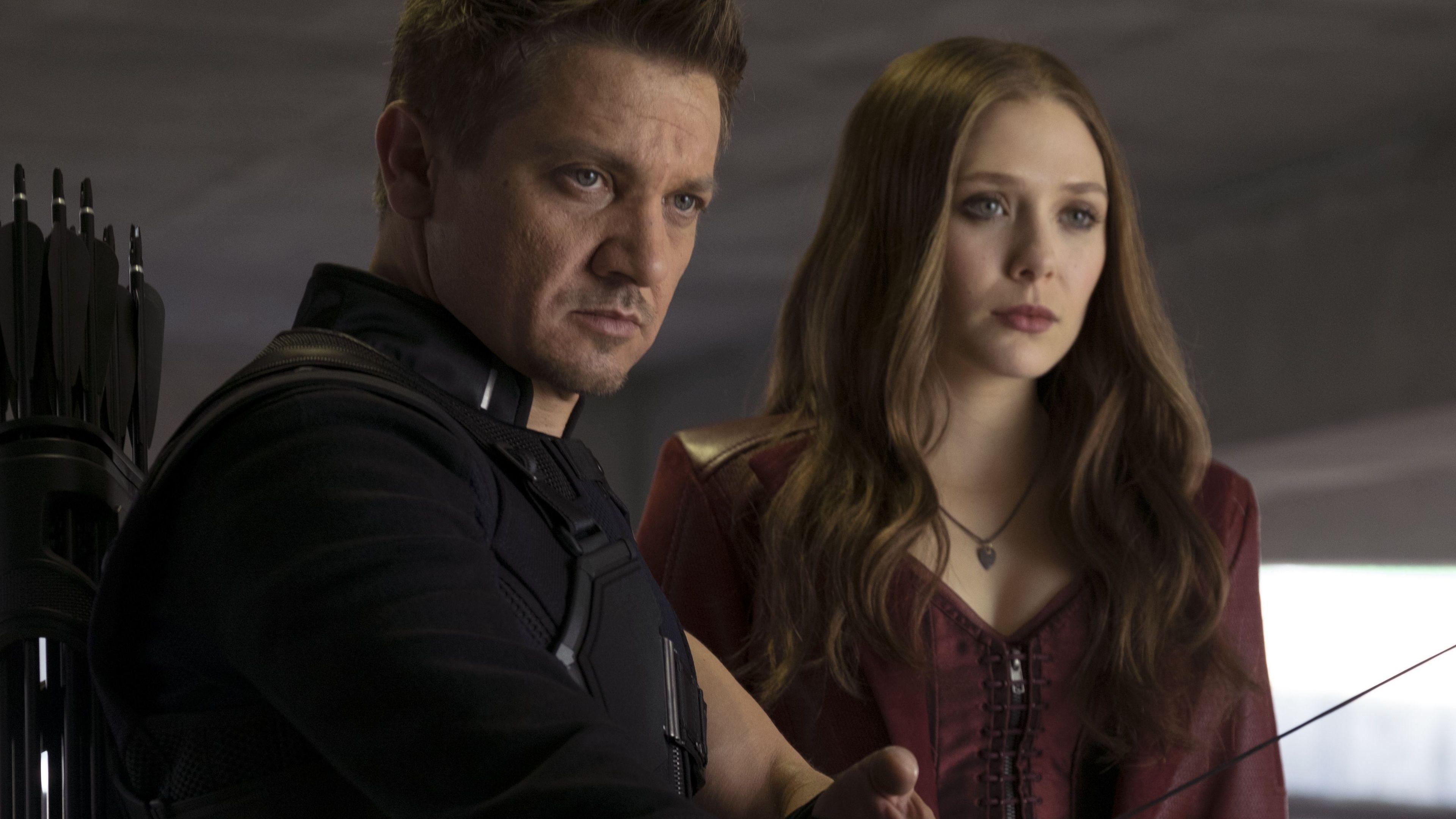 Hawkeye, Scarlet Witch, Captain America, Civil War, 4K, 3840x2160 4K Desktop