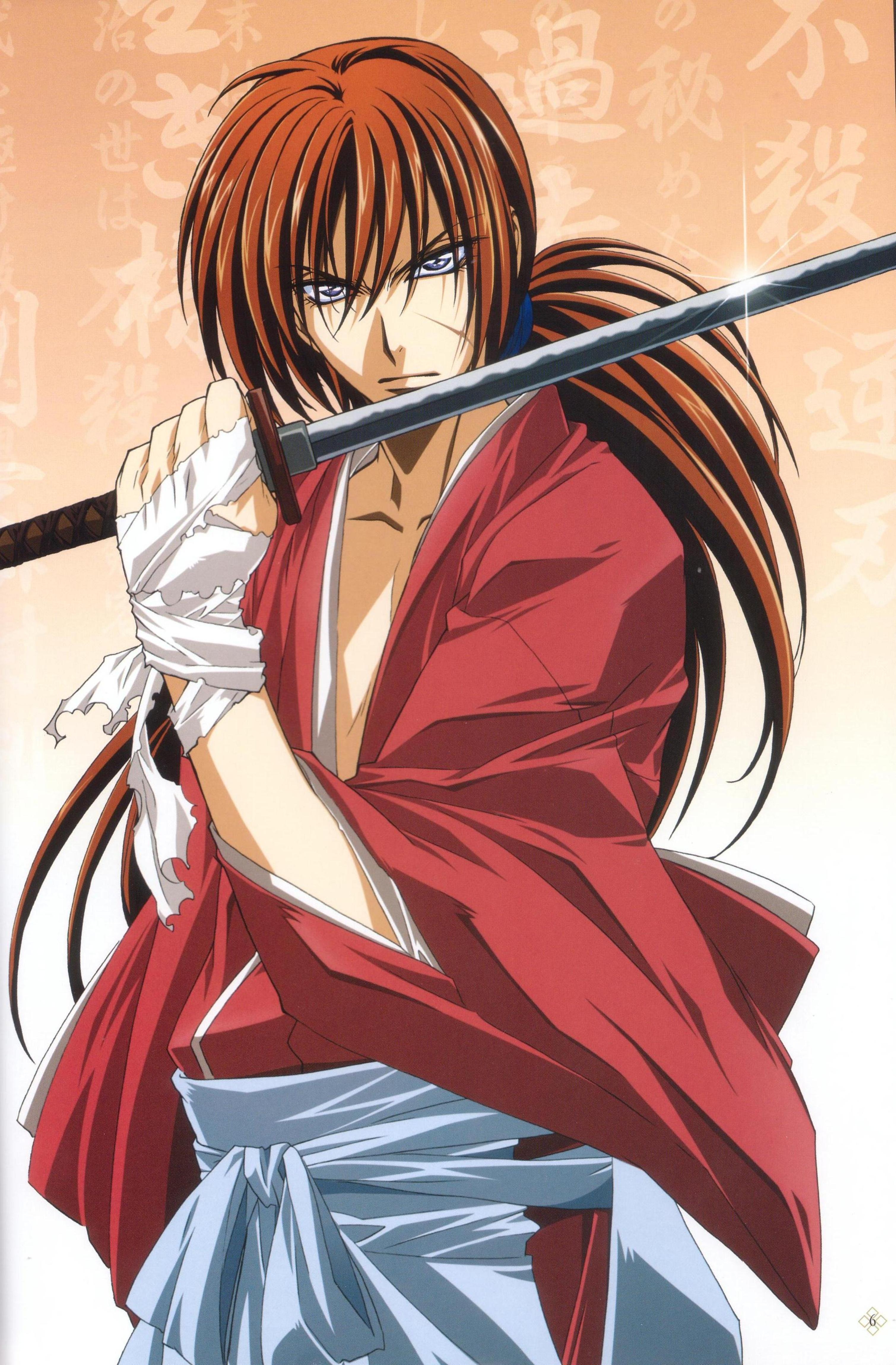 Himura Kenshin, Anime, Rurouni Kenshin, Samurai, Bild, 3020x4600 4K Handy