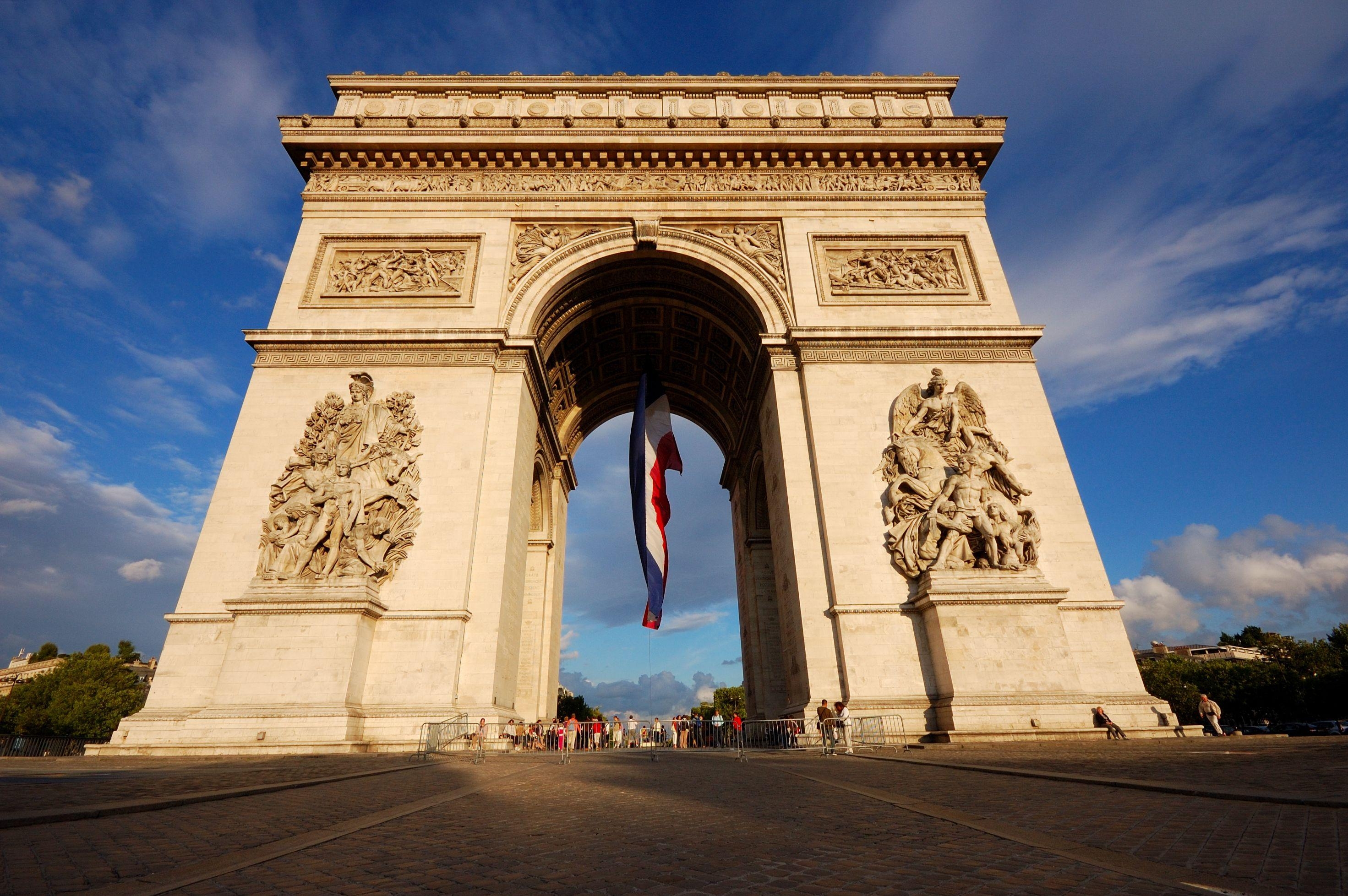 Arc de Triomphe, hohe Qualität, Bild, Paris, Vollbild, 2950x1960 HD Desktop