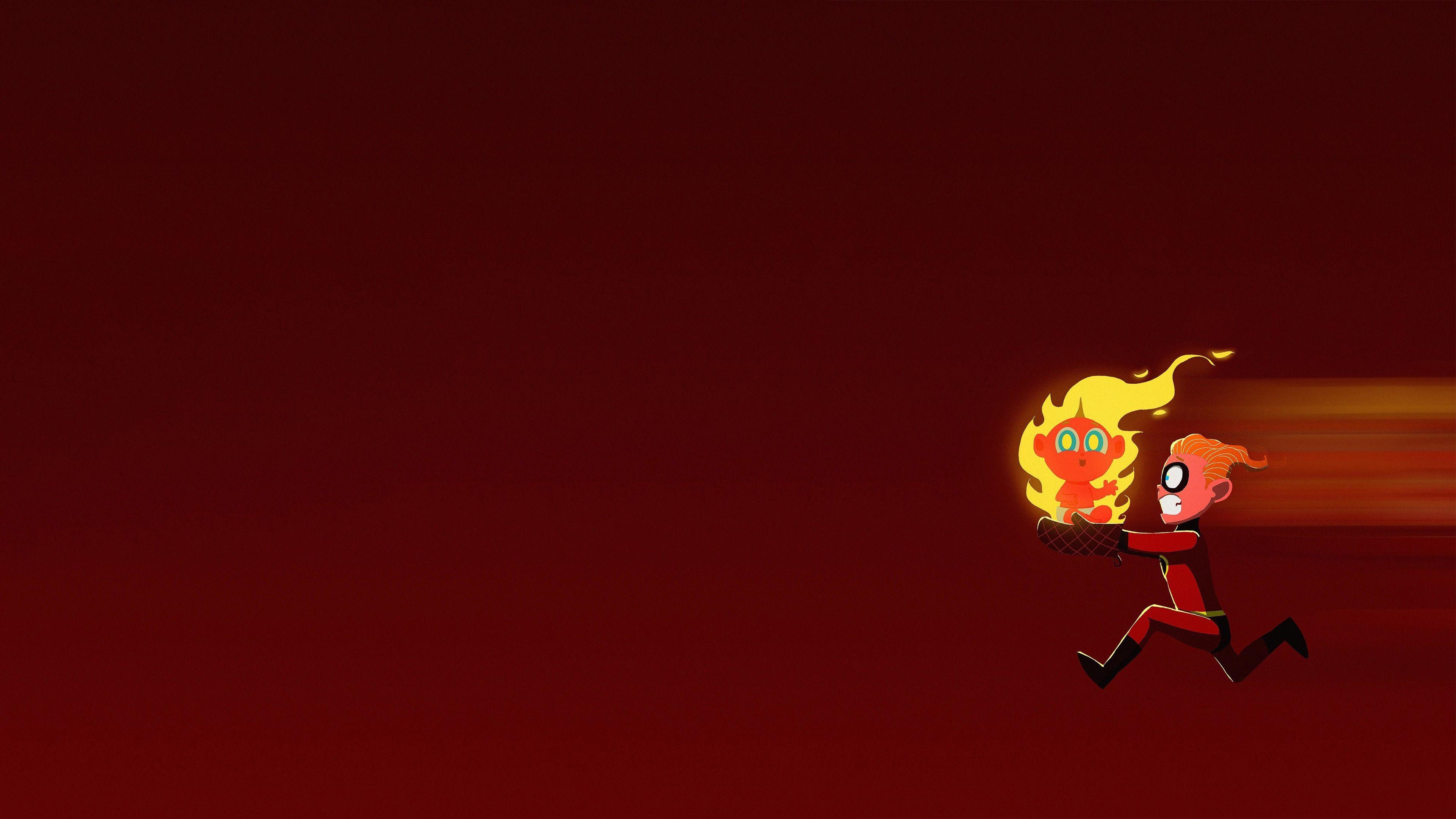 Jack-Jack Parr, Dash, Die Unglaublichen, Animation, Superhelden, 3840x2160 4K Desktop