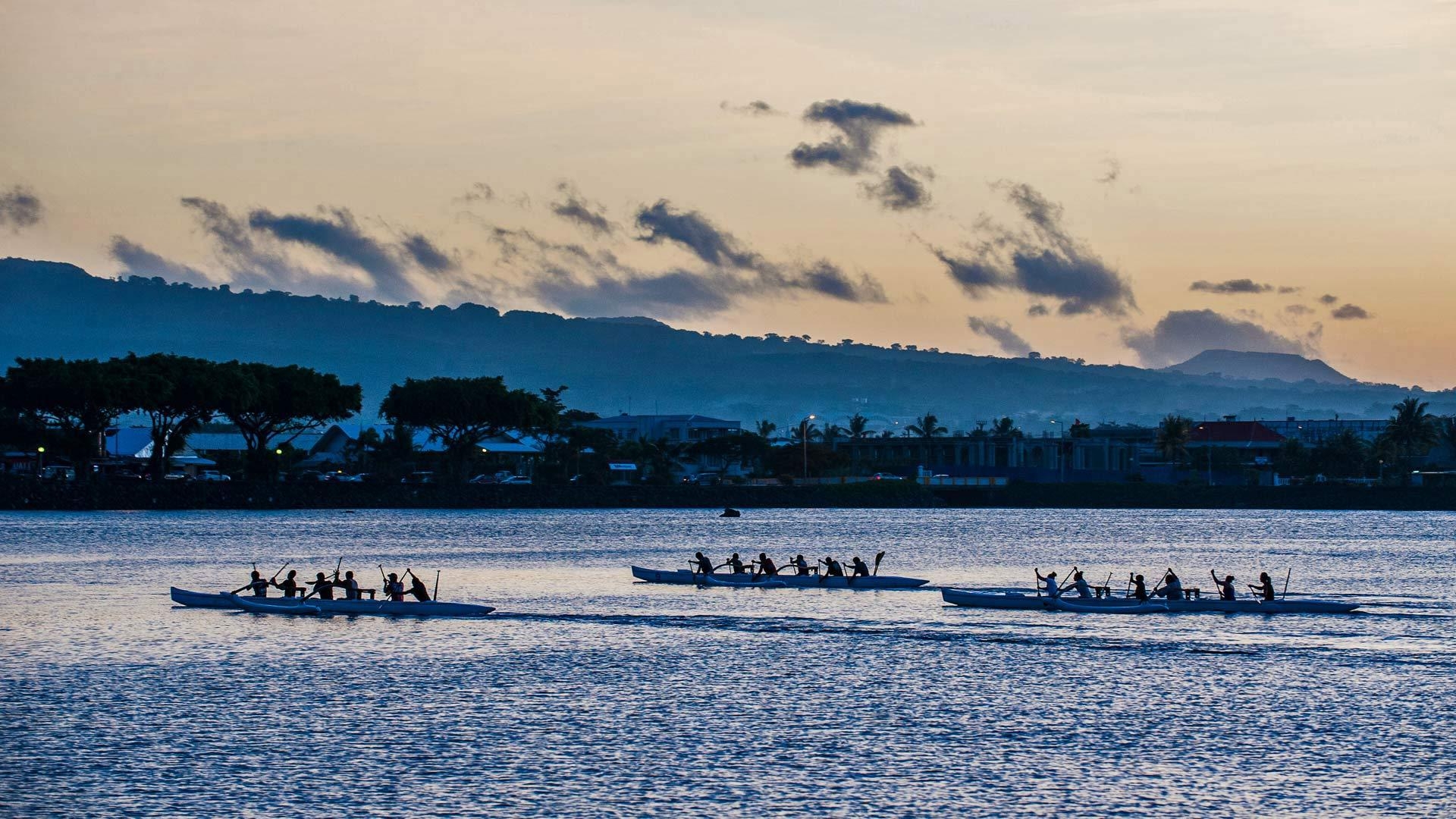 Samoa, Reisen, Rudern, Südsee, Pazifik, 1920x1080 Full HD Desktop