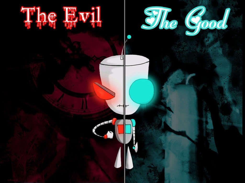 Invader Zim, GIR, Cartoonfiguren, Nickelodeon, Animation, 1030x770 HD Desktop