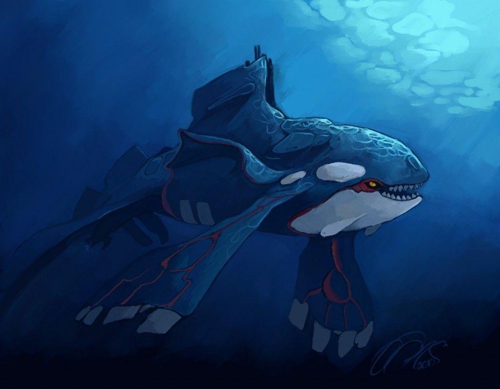 Kyogre, Anime, Pokémon, Hintergrund, Kreativ, 1030x800 HD Desktop