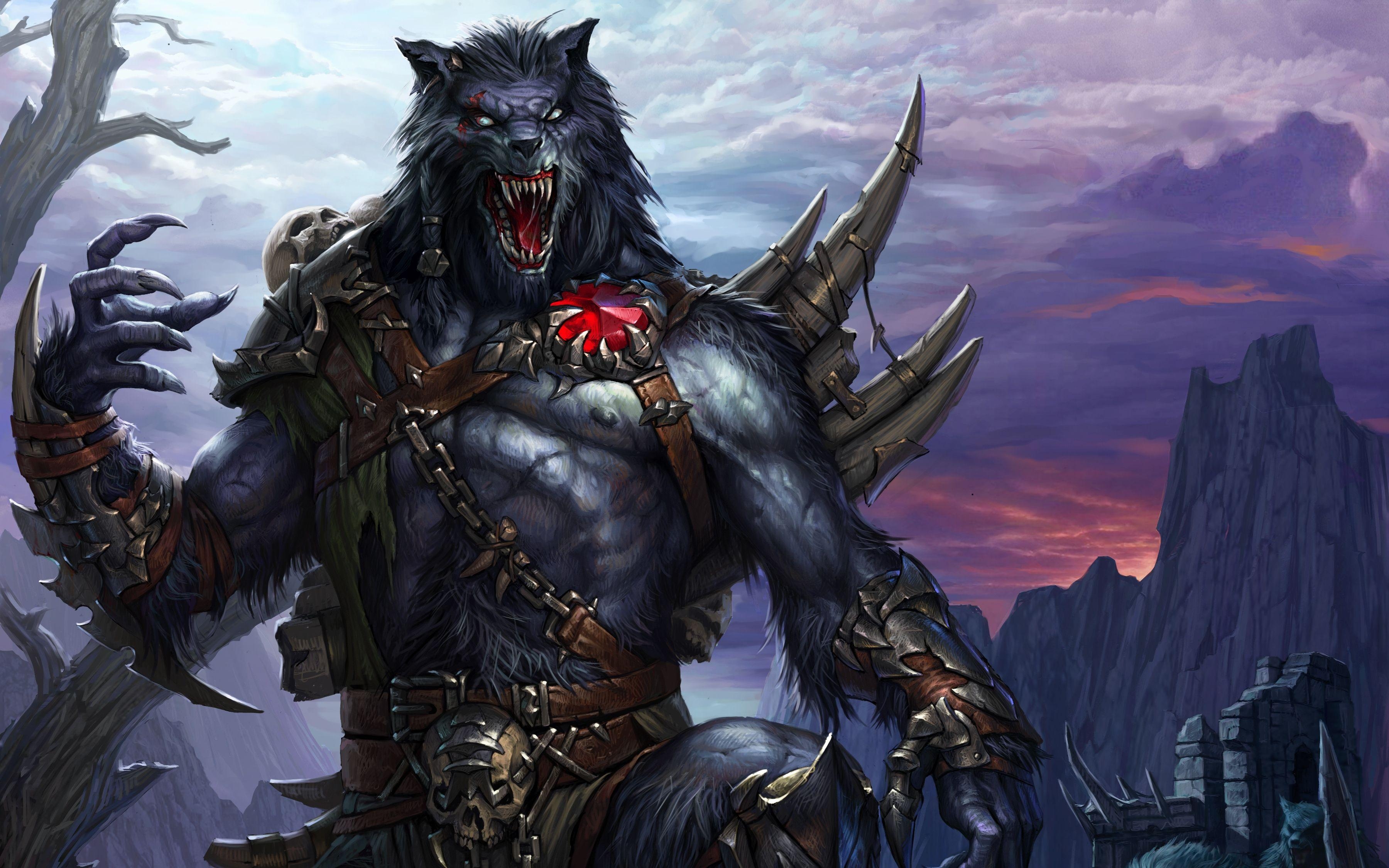 Werwolf, HD, Hintergrund, Bild, Schrecklich, 3600x2250 HD Desktop