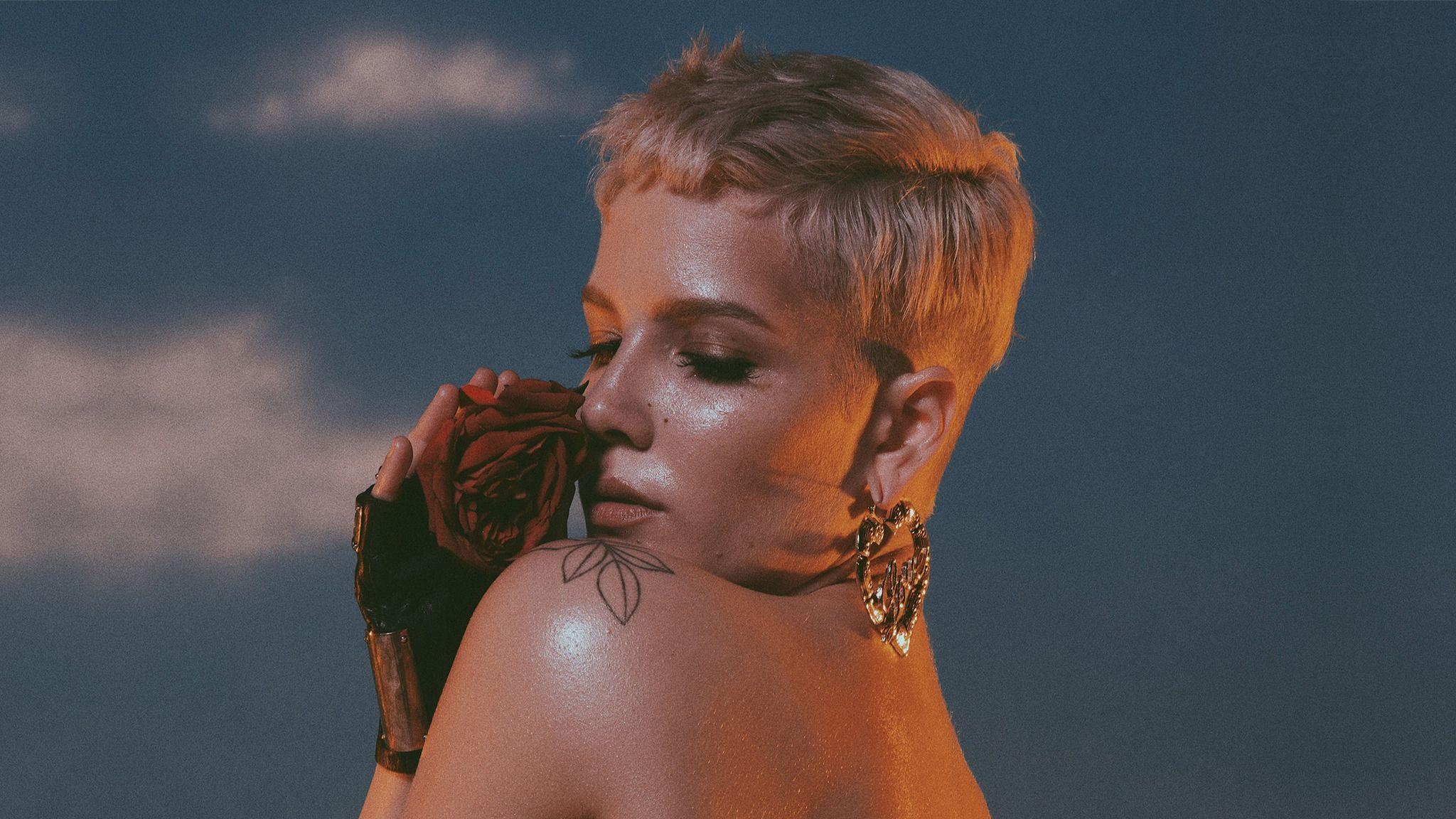 Halsey 2017, Künstler, Hintergrund, Popmusik, Bild, 2050x1160 HD Desktop