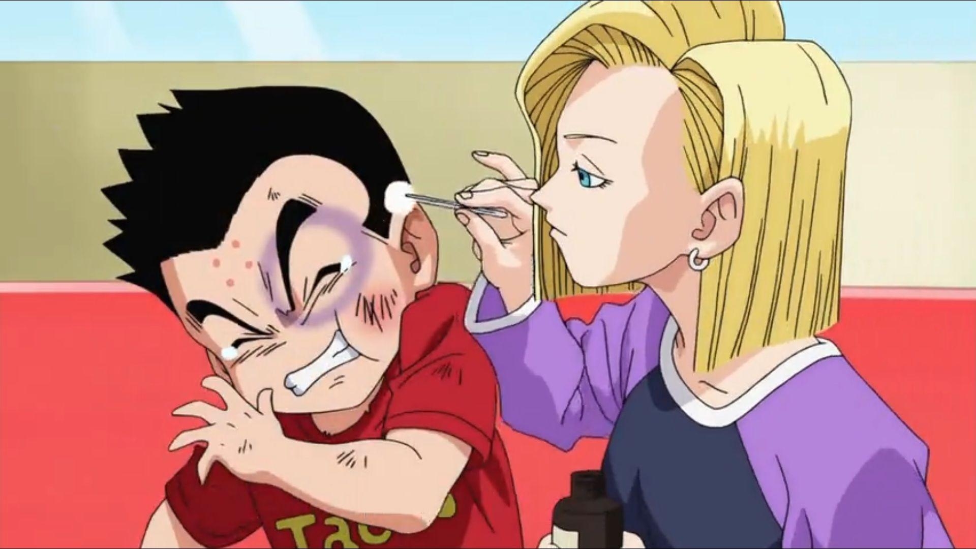 Krillin, C18, Dragon Ball, Paar, Anime, 1920x1080 Full HD Desktop