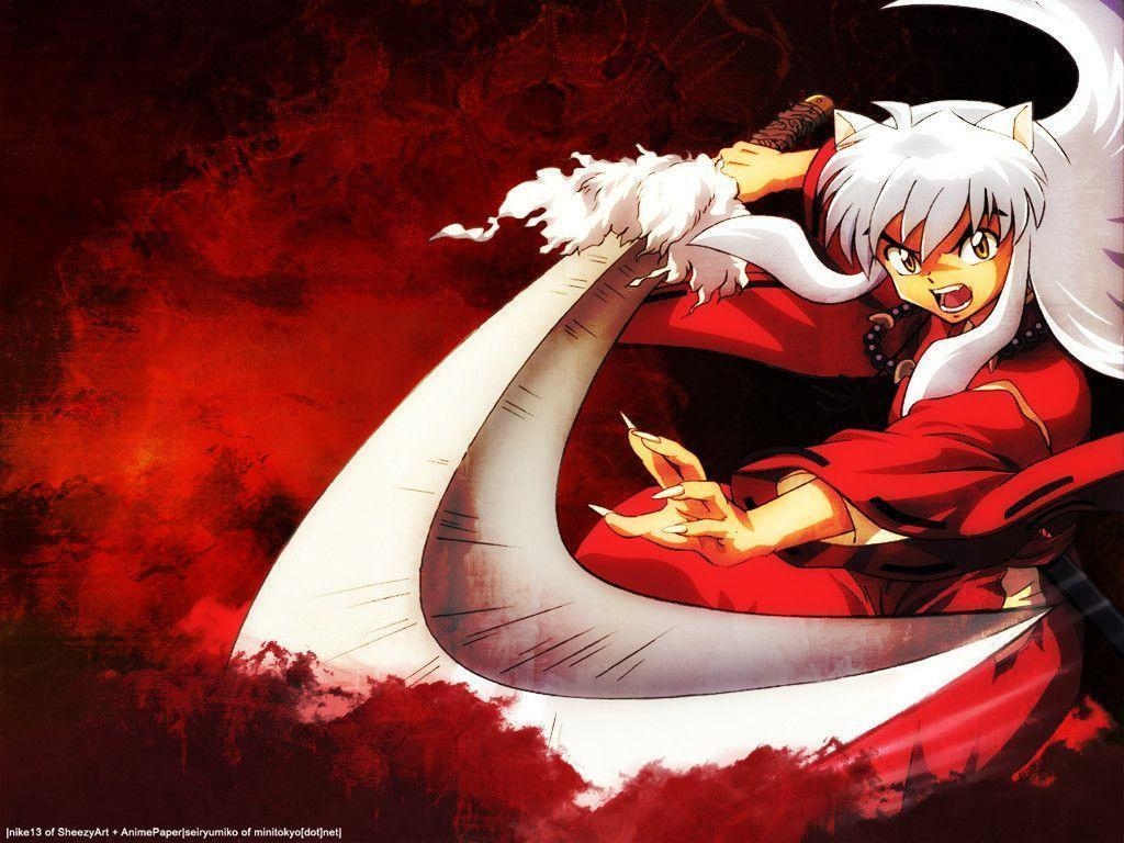 Inuyasha, Fantasy, Anime, Hintergrund, Charaktere, 1030x770 HD Desktop