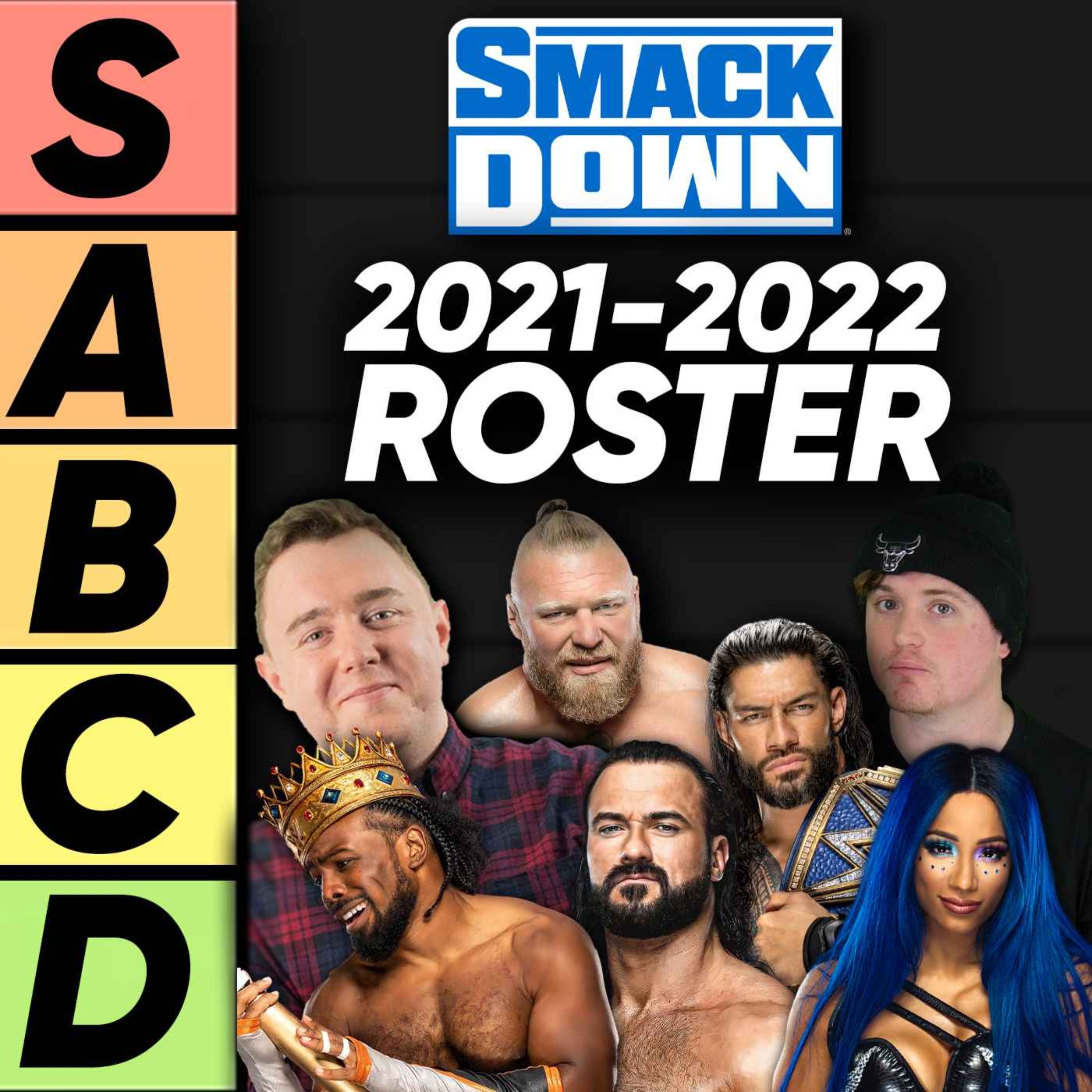 WWE Smackdown, Roster, Tier List, 2021, 2022, 3000x3000 4K Handy