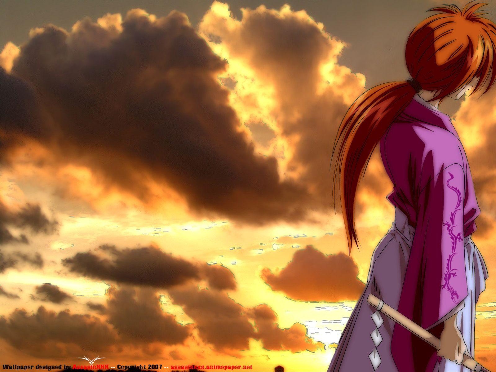 Kenshin Himura, Anime, Hintergrund, Samurai, Rurouni, 1600x1200 HD Desktop