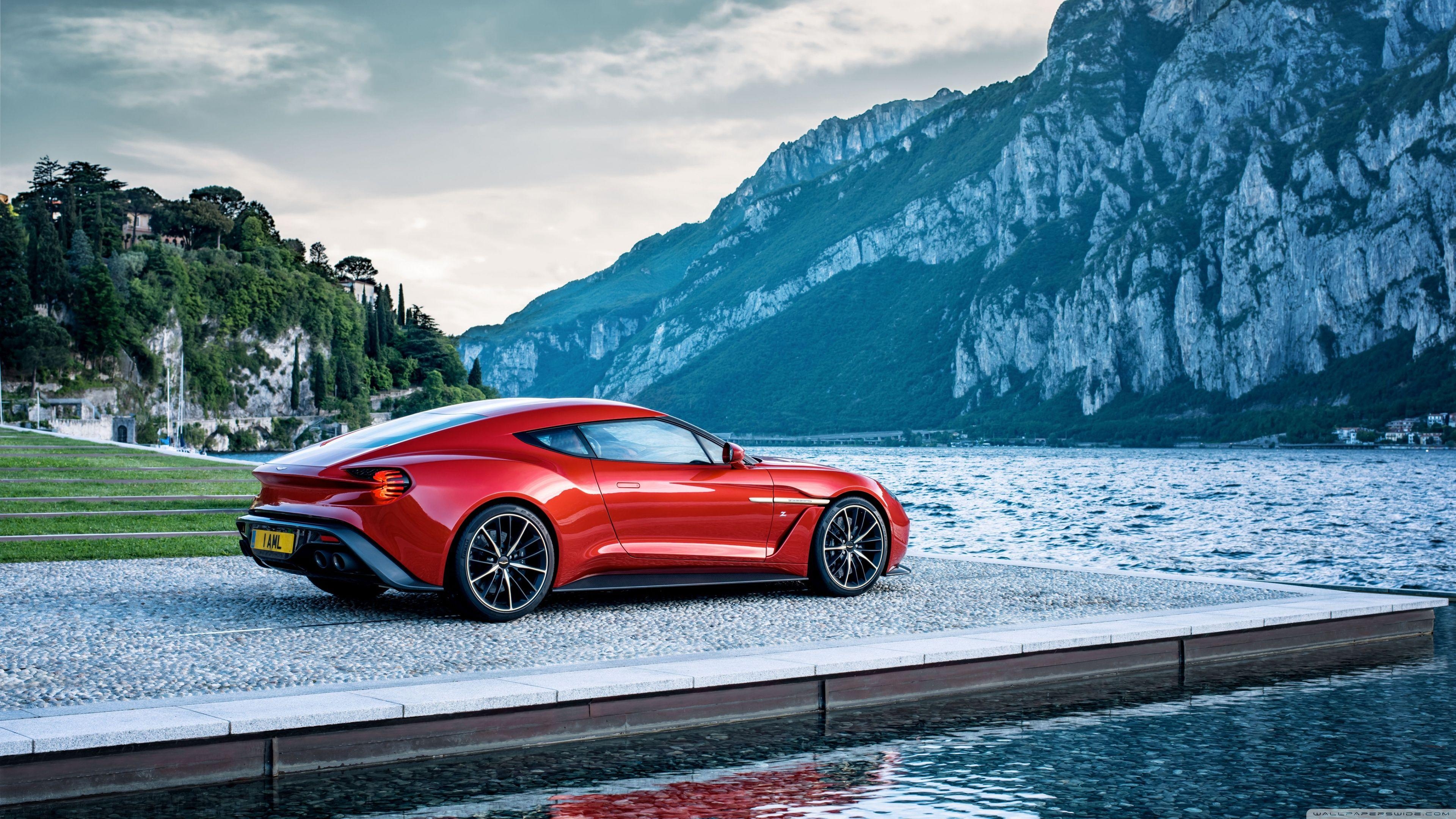 Roter Aston Martin, Sportwagen, 4K, HD, Luxus, 3840x2160 4K Desktop