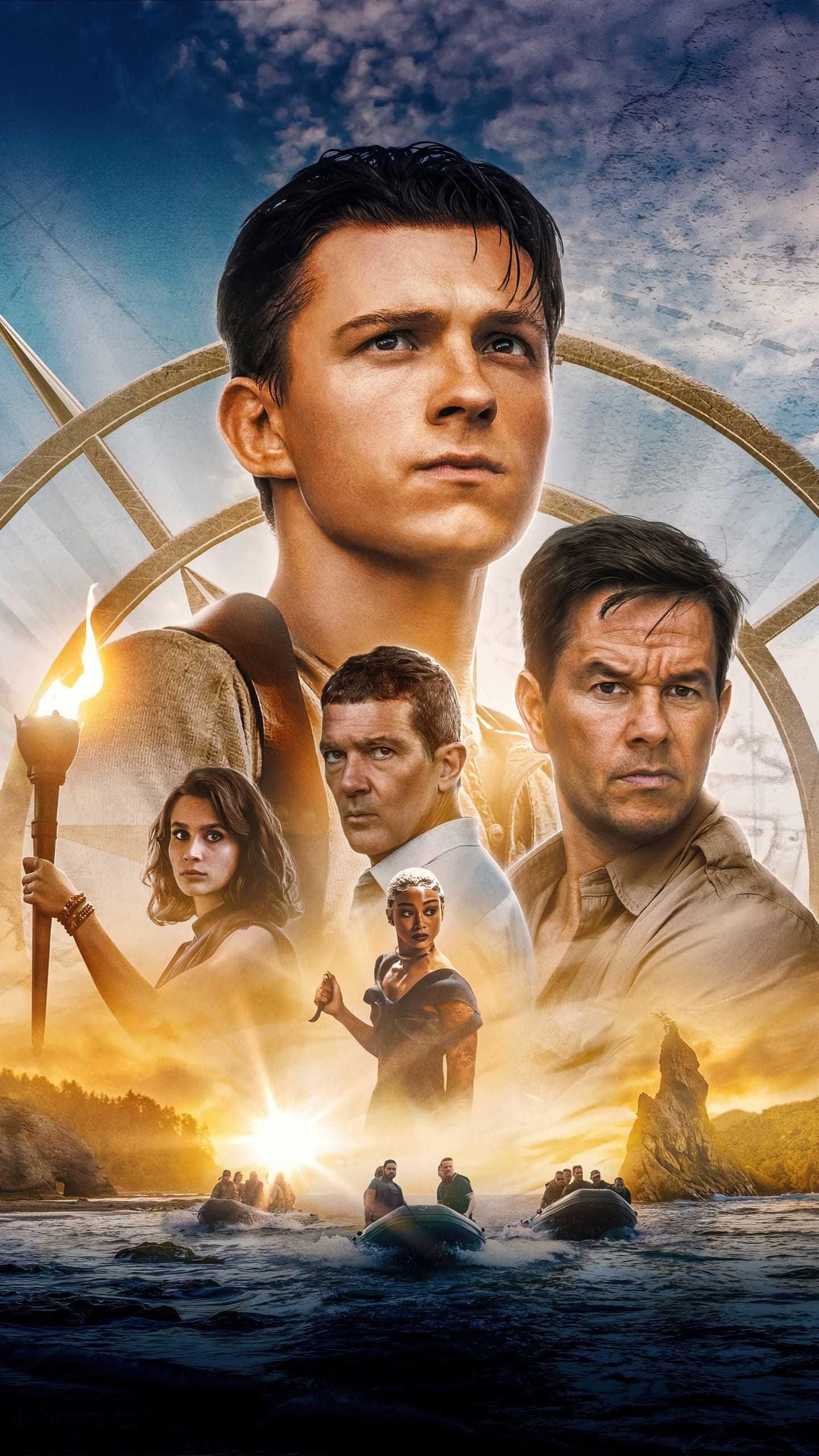 Uncharted, Film, Tom Holland, Abenteuer, 2022, 1440x2560 HD Handy