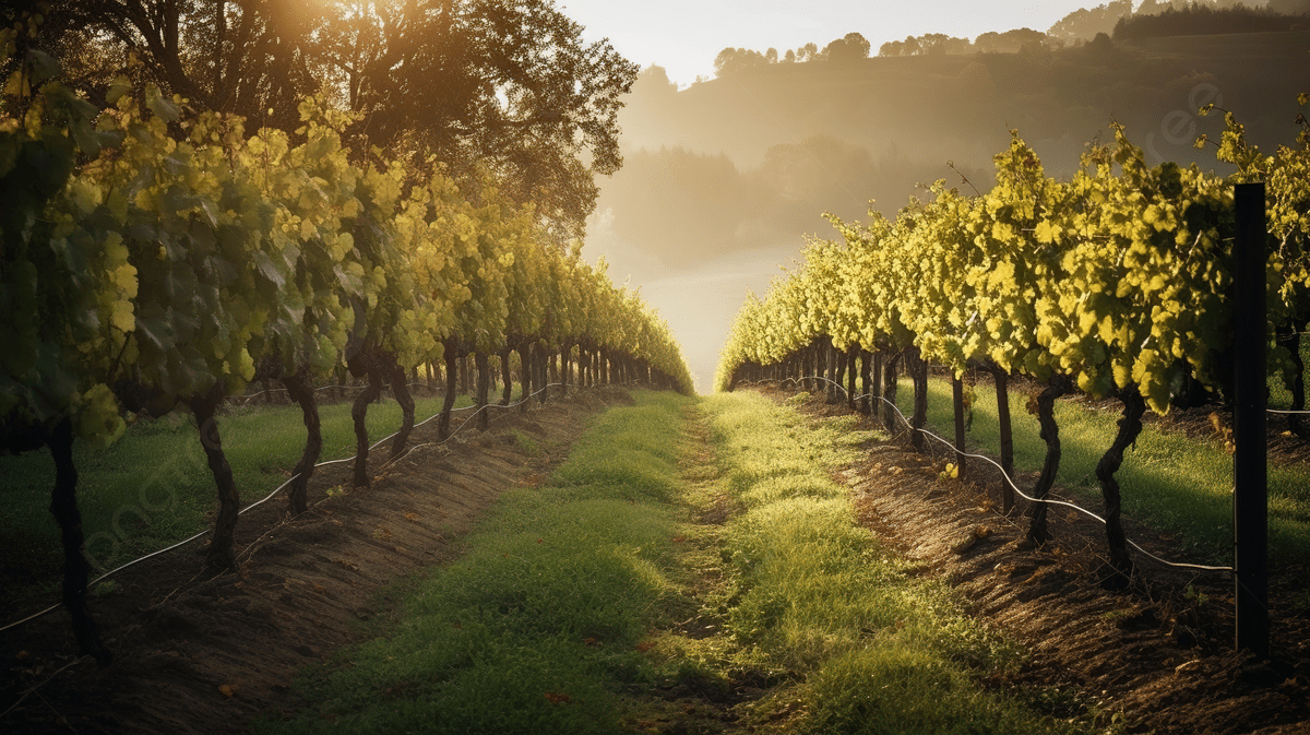 Weinberge, Tal bei Sonnenaufgang, Napa Valley, Bild, Hintergrund, 1200x680 HD Desktop