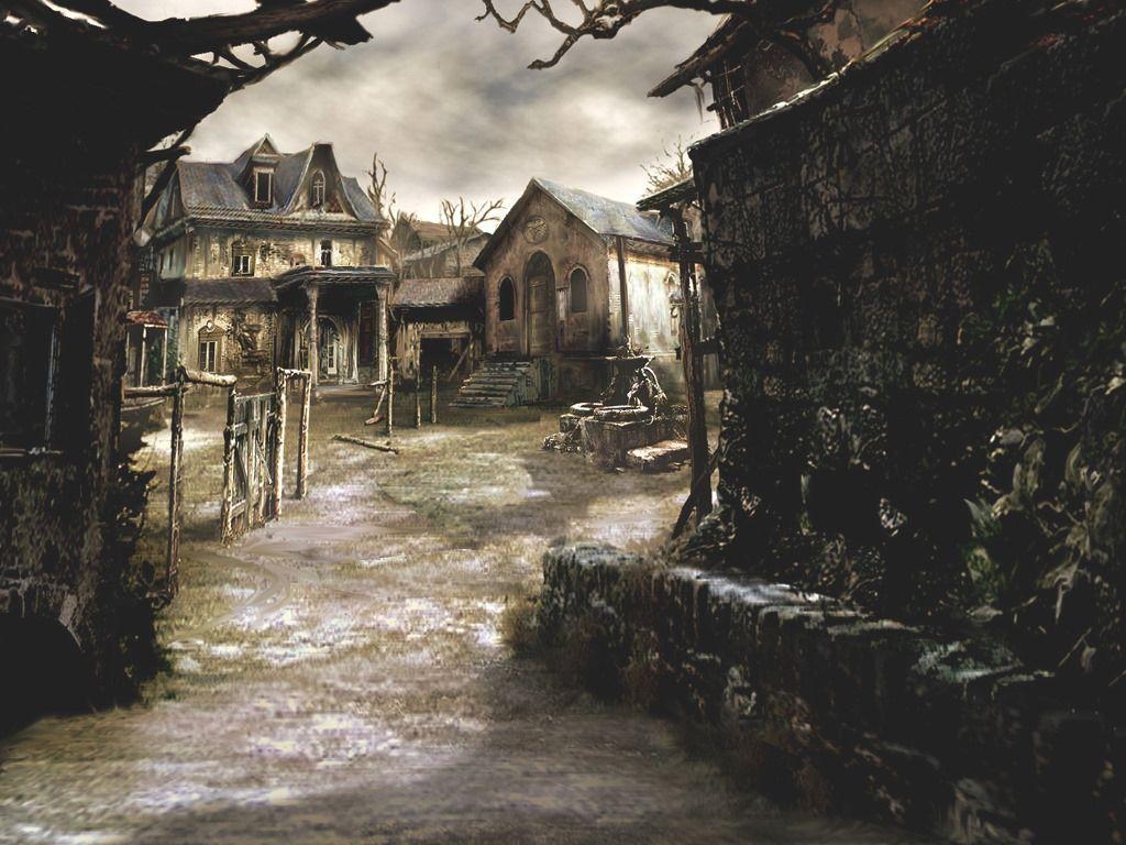 Resident Evil Village, Alte Brunnenplatz, Spielkonzept, Horror, Capcom, 1030x770 HD Desktop