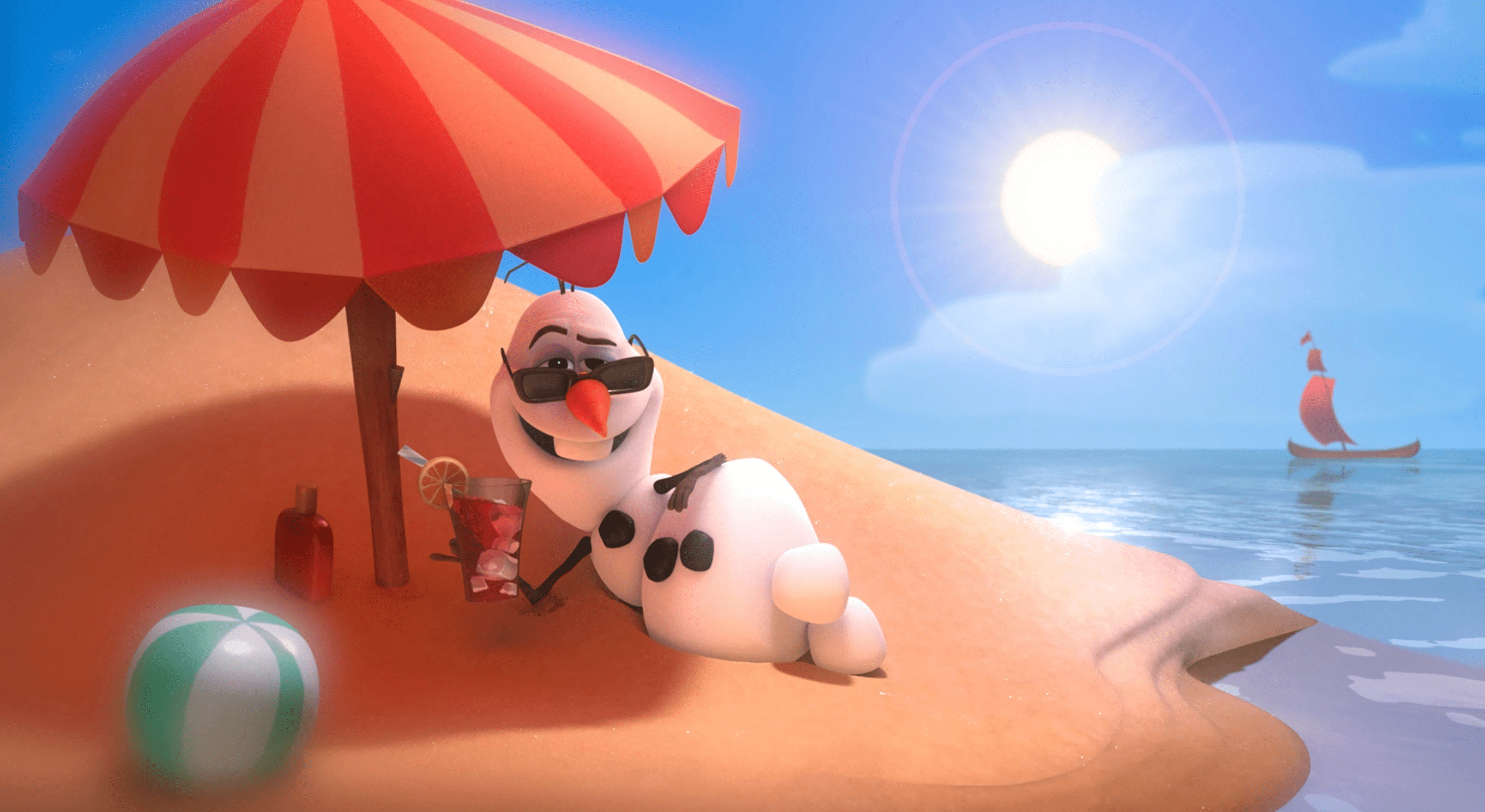 Olaf, Frozen, HD, Abenteuer, Disney, 2730x1500 HD Desktop